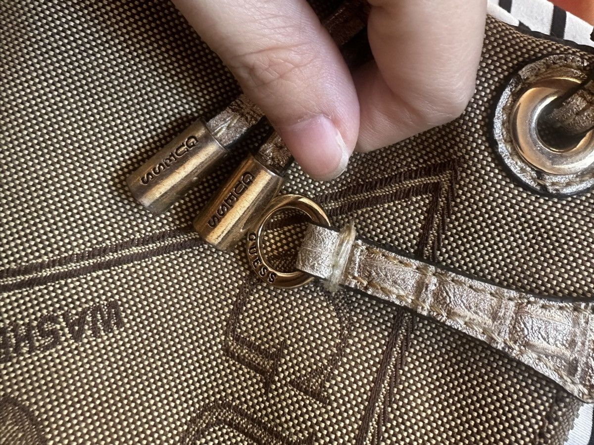 Guess Vintage Guess big USA logo baguette bag Size ONE SIZE - 8 Thumbnail