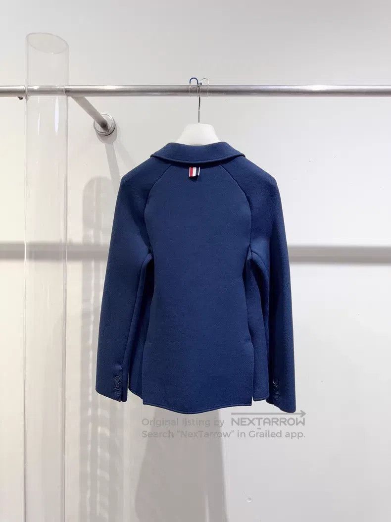 Thom Browne Thom Browne Dark Blue Knit Jacket Size US XS / EU 42 / 0 - 2 Thumbnail