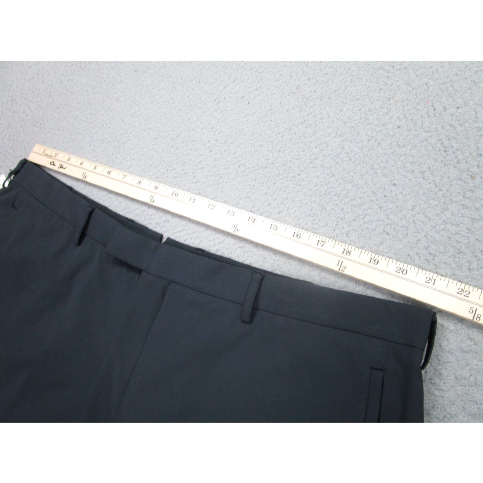 Vintage Sene Pants Mens 42x34 Gray Soho Flex Tech Stretch Performance Dress Slacks Shirt Pants Size US 42 / EU 58 - 4 Thumbnail