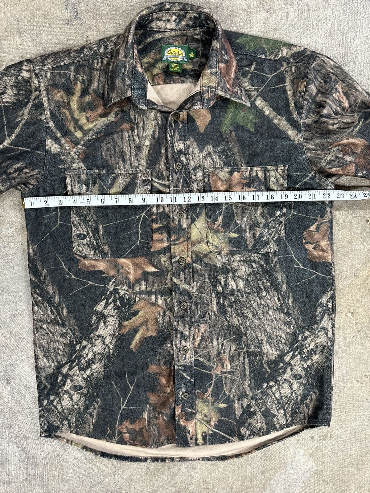 Cabelas × Vintage Crazy Y2K Cabela’s Mossy Oak Camoflauge Button Up Size US M / EU 48-50 / 2 - 6 Thumbnail