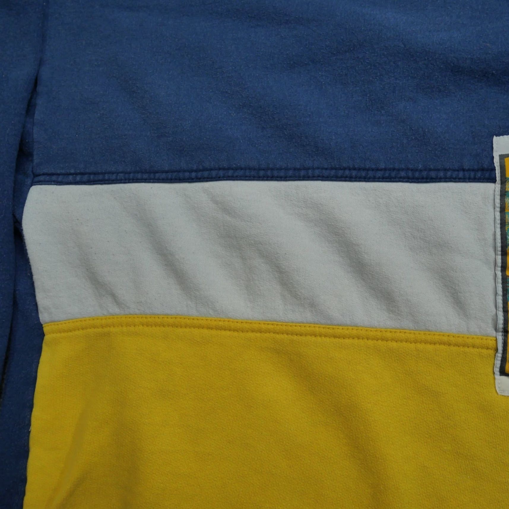 Vintage VINTAGE Hobie Sweatshirt Mens 3XL Blue Striped Surf Patch 80s 90s Surfing Logo Pullover Crew Neck Sweatshirt Size US XXL / EU 58 / 5 - 4 Thumbnail