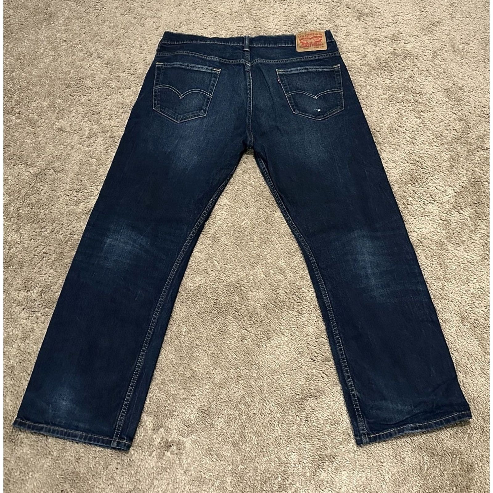 Levi's VINTAGE Levi's 550 Jeans 36x30 Straight Leg Baggy Skater Blue Denim 90s Mens Size US 36 / EU 52 - 2 Thumbnail