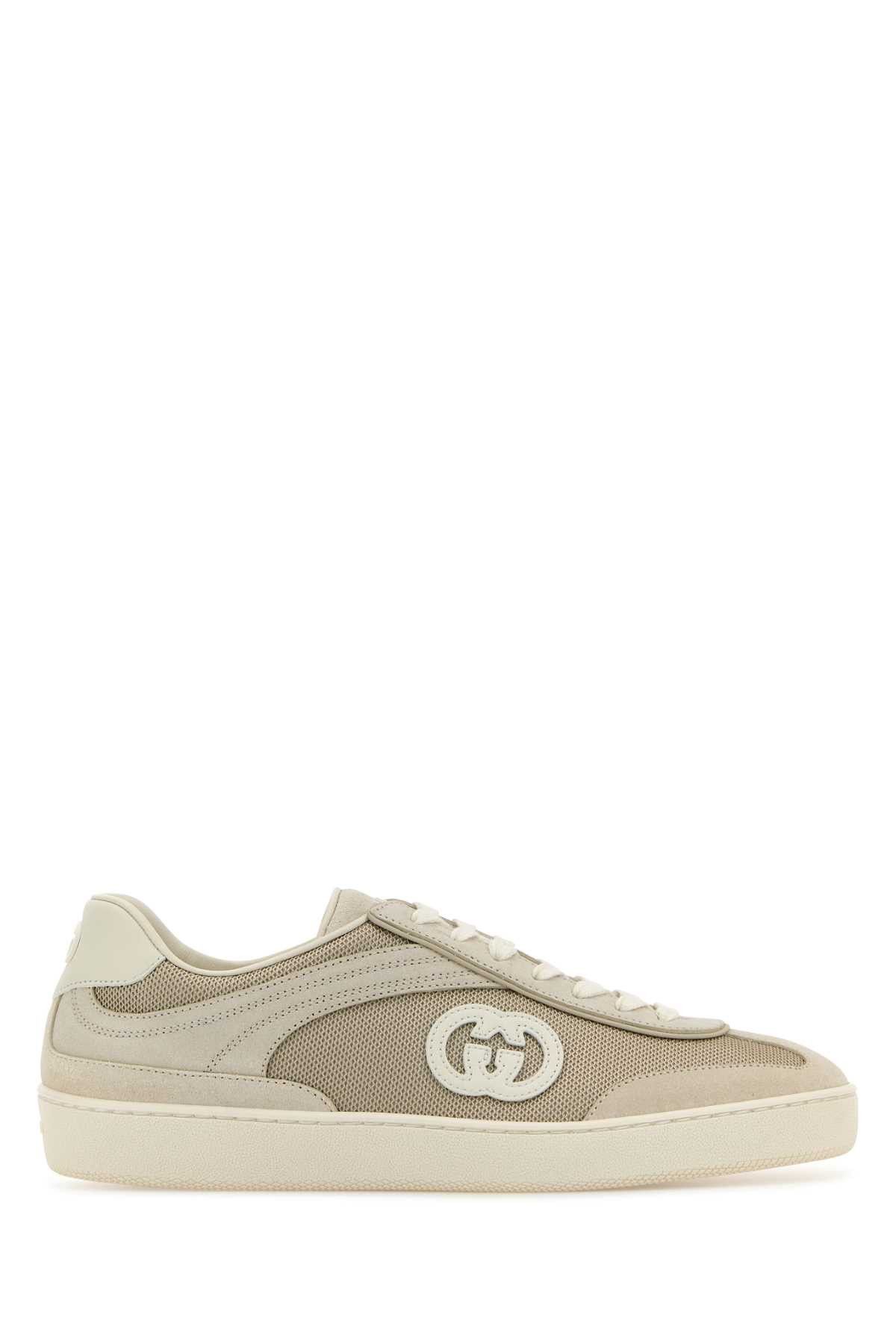 スニーカー Gucci Cappuccino Fabric And Suede Sneakers Gucci Cappuccino Fabric And Suede Sneakers | Grailed