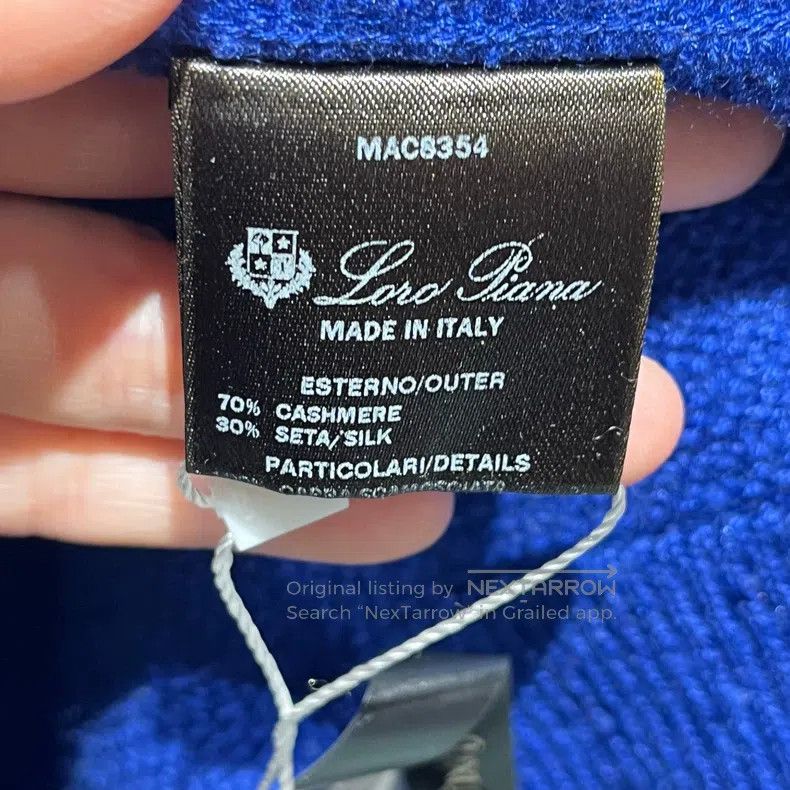 Loro Piana Loro Piana Navy Blue Knitted Blazer Jacket Size XXS / US 00 / IT 34 - 4 Thumbnail