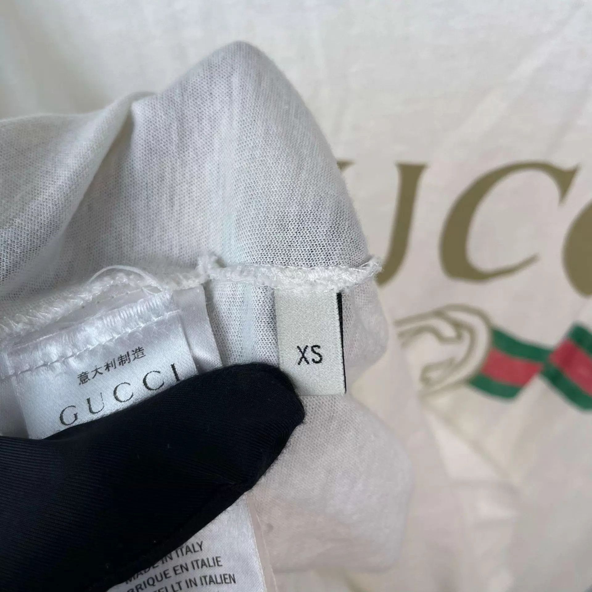 Gucci Gucci Cotton T-shirt White XS Size US XS / EU 42 / 0 - 5 Thumbnail