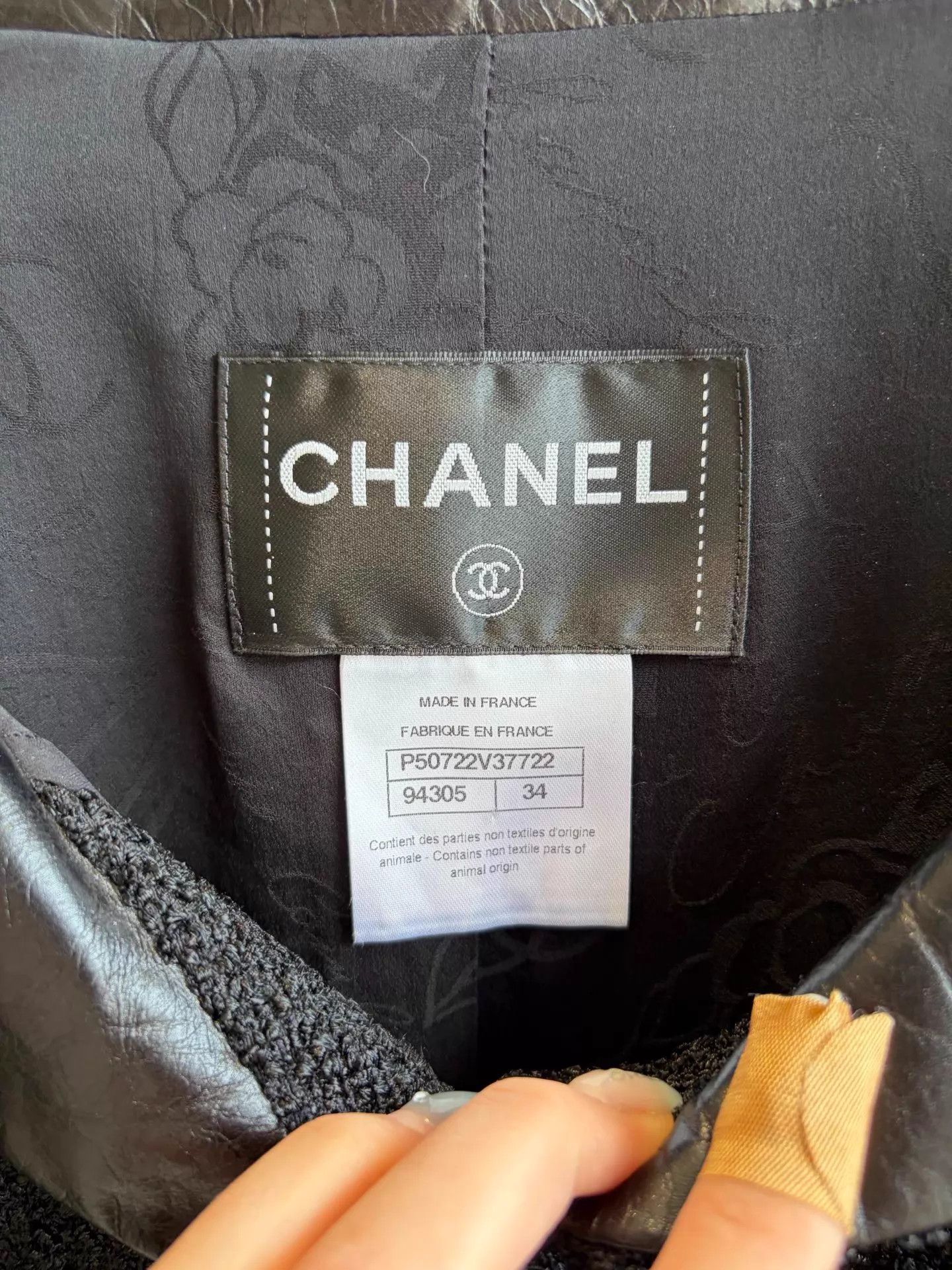 Chanel Chanel Tweed Leather Crew Puff Sleeve Jacket 34 LN Size XS / US 0-2 / IT 36-38 - 4 Thumbnail