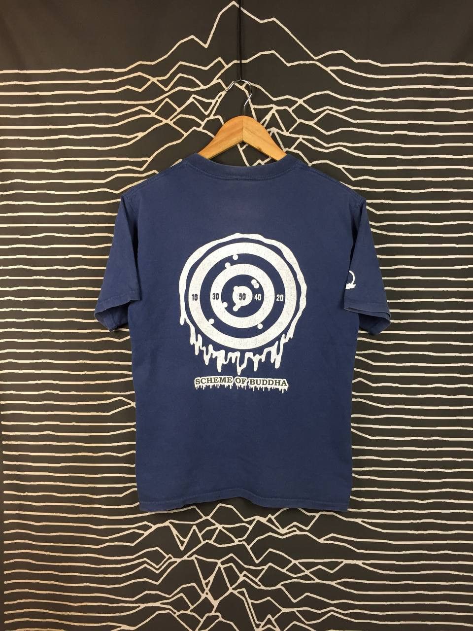 Vintage Vtg Scheme of Buddha Melting Target Streetwear Tee Size US S / EU 44-46 / 1 - 2 Thumbnail