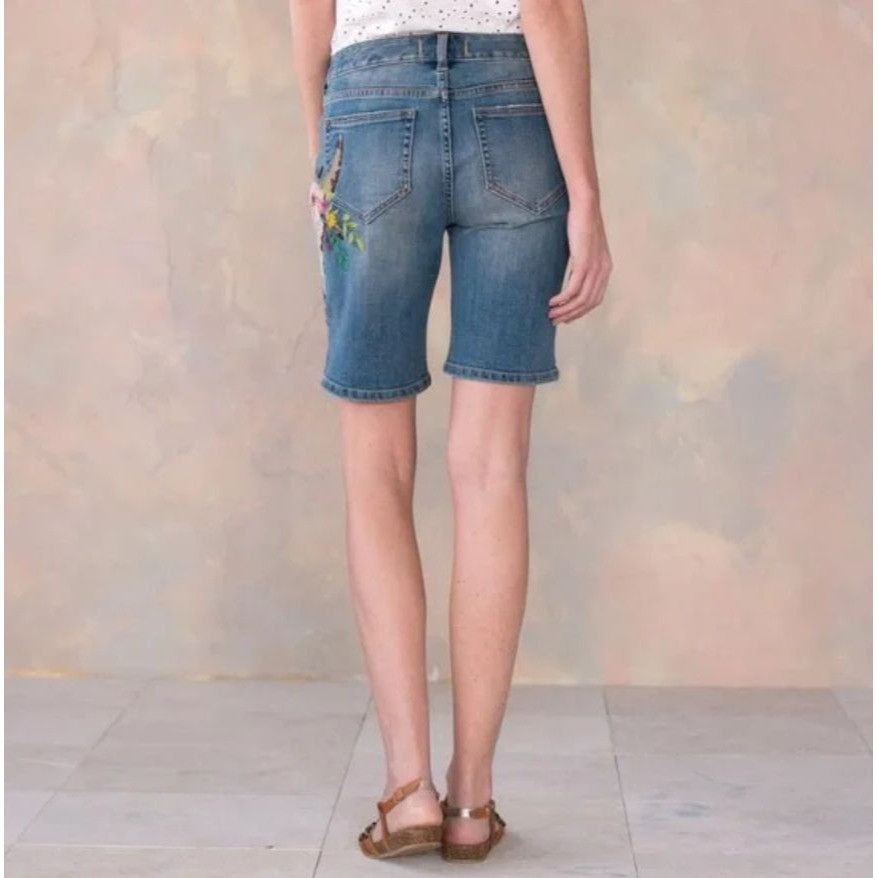 Other Sundance Shorts 27 Embroidered Denim Bermuda Western Rockabi Size 27" / US 4 / IT 40 - 7 Thumbnail