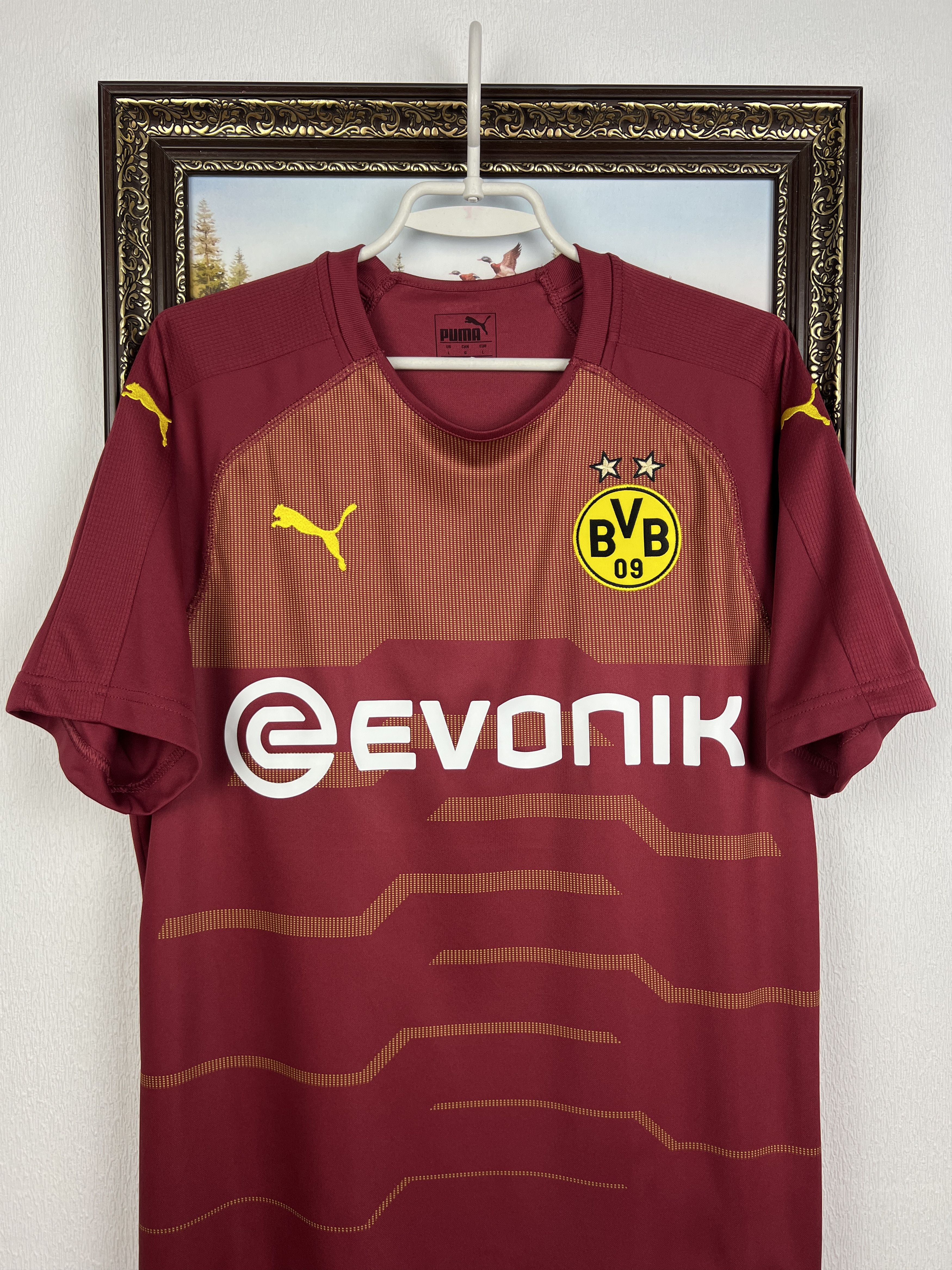 Puma Borussia Dortmund Third football shirt Soccer Jersey Trikot Size US L / EU 52-54 / 3 - 2 Thumbnail