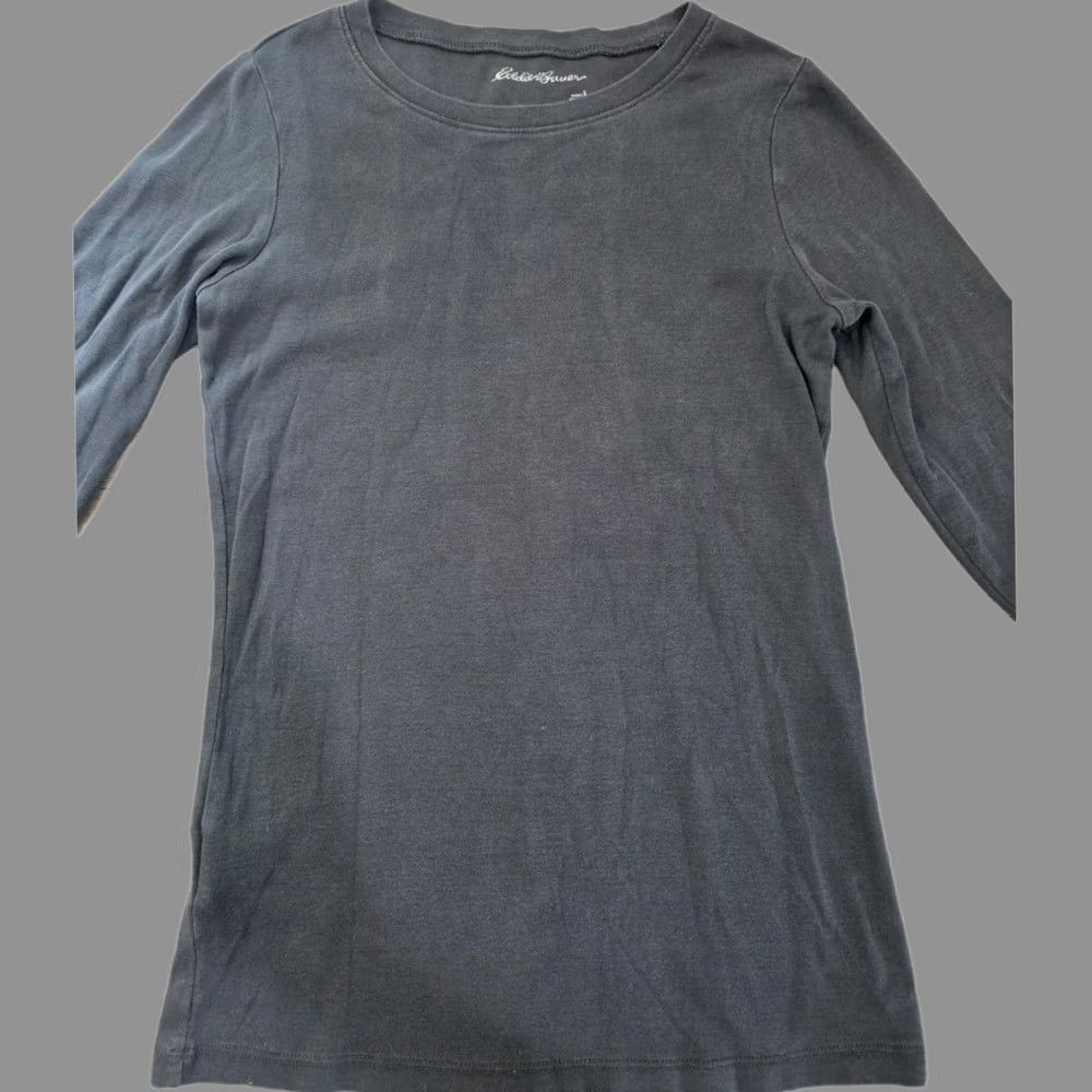 Eddie Bauer Eddie Bauer Shirt Women S Small 100% Cotton Long Sleeve Black Women Mens? Size S / US 4 / IT 40 - 1 Thumbnail