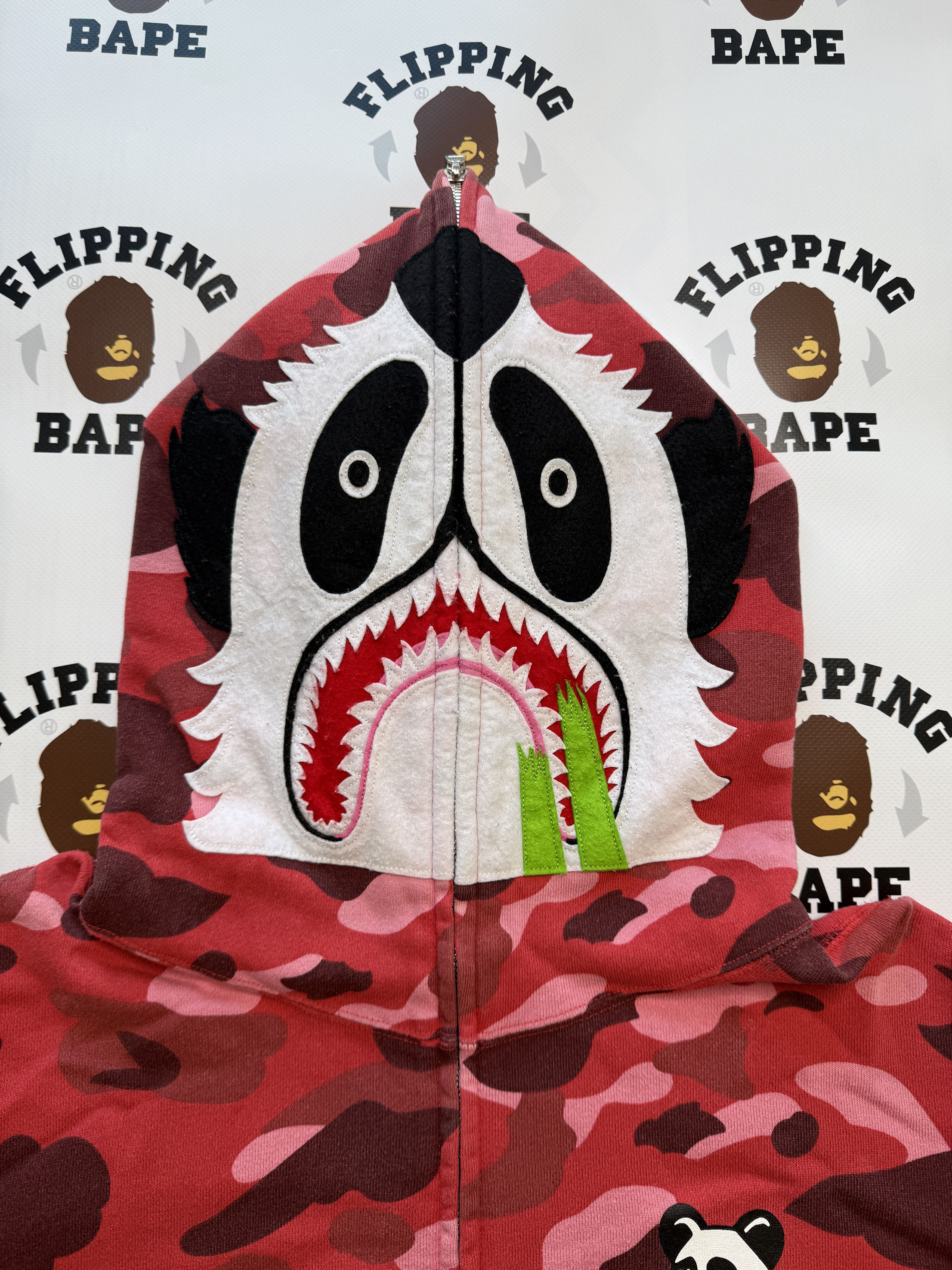 Bape BAPE NFS LIMITED PANDA FULL ZIP HOODIE Size US L / EU 52-54 / 3 - 3 Thumbnail