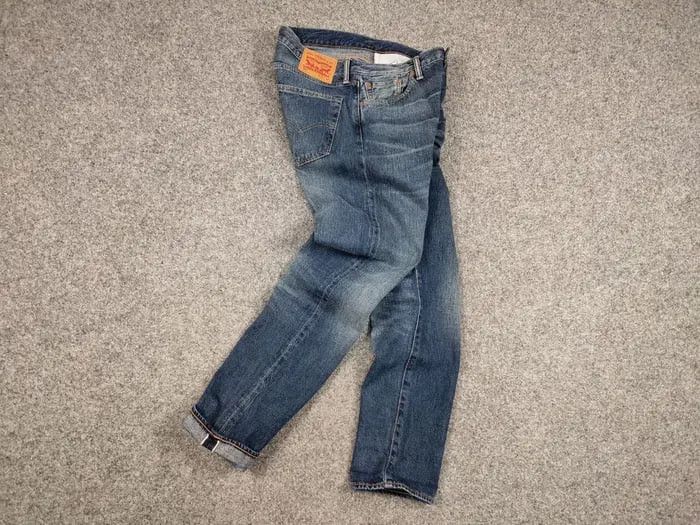 Levi's Vintage levis USA 508 Selvedge Faded Blue Denim Jeans Size US 33 - 16 Thumbnail