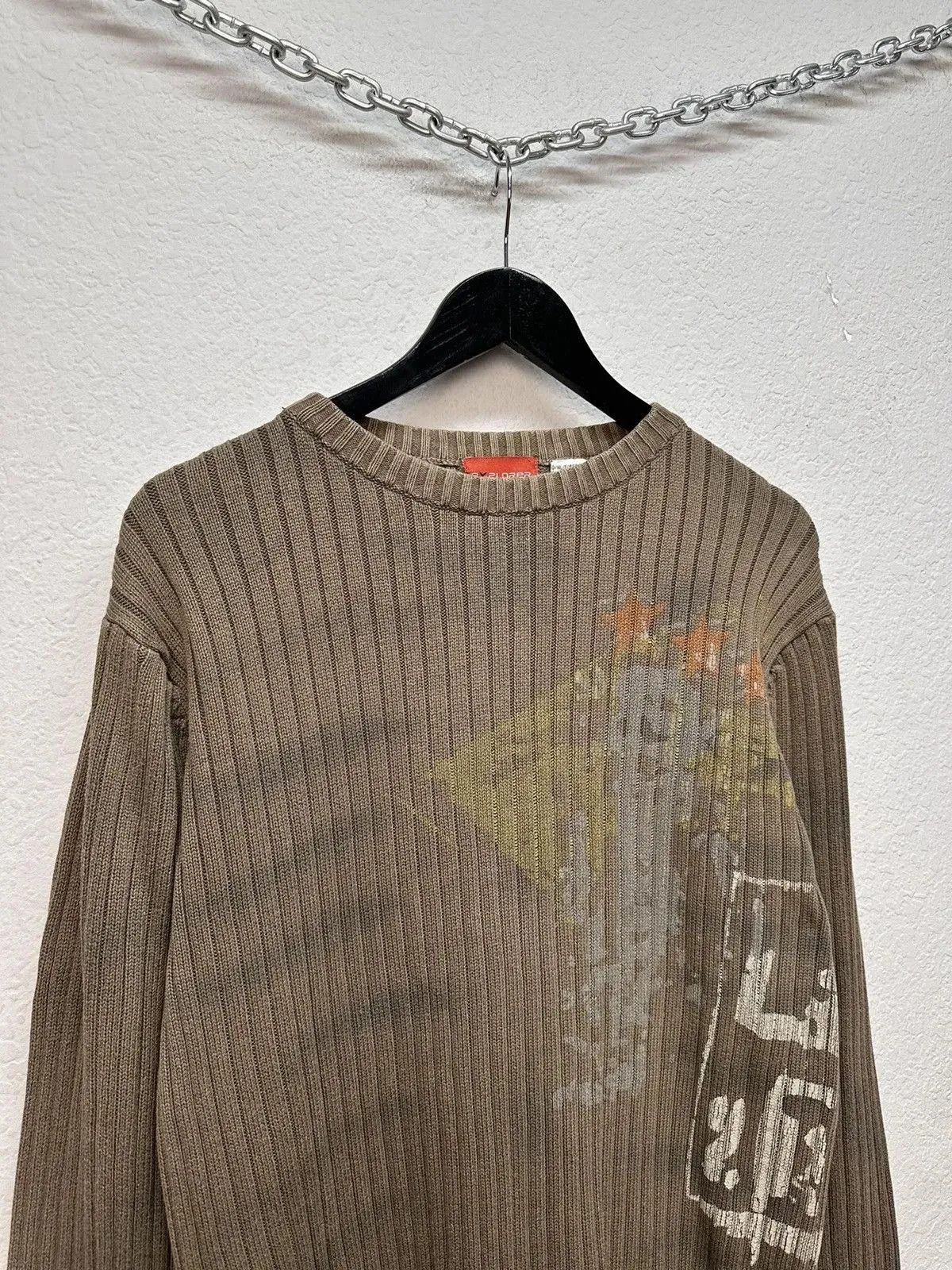 The Lost Explorer Y2k Gothic Avatngarde Sweater Distressed Gautier Japanese Size US M / EU 48-50 / 2 - 5 Thumbnail