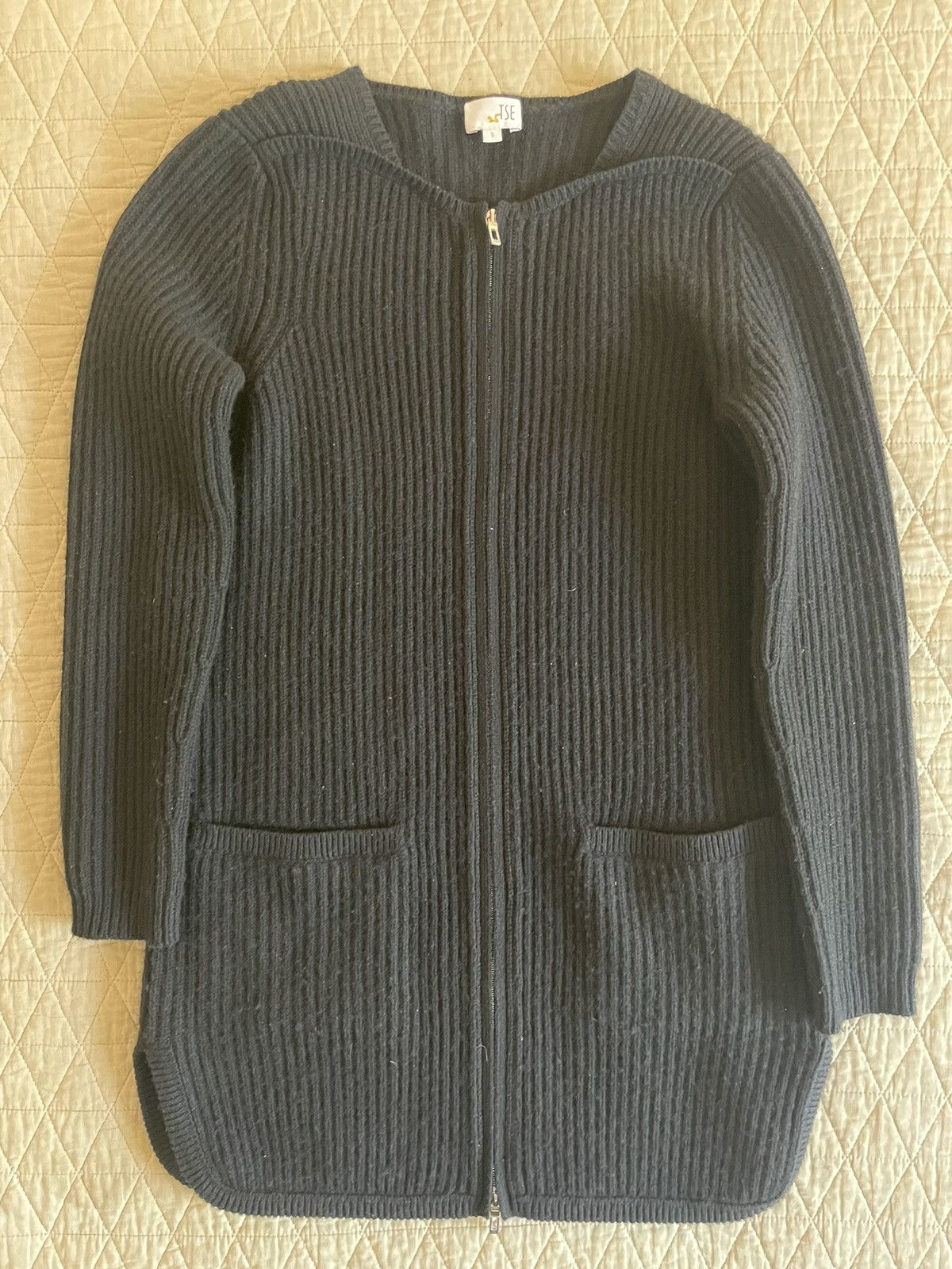 Tse Full Zip Cashmere Sweater Size S / US 4 / IT 40 - 2 Thumbnail