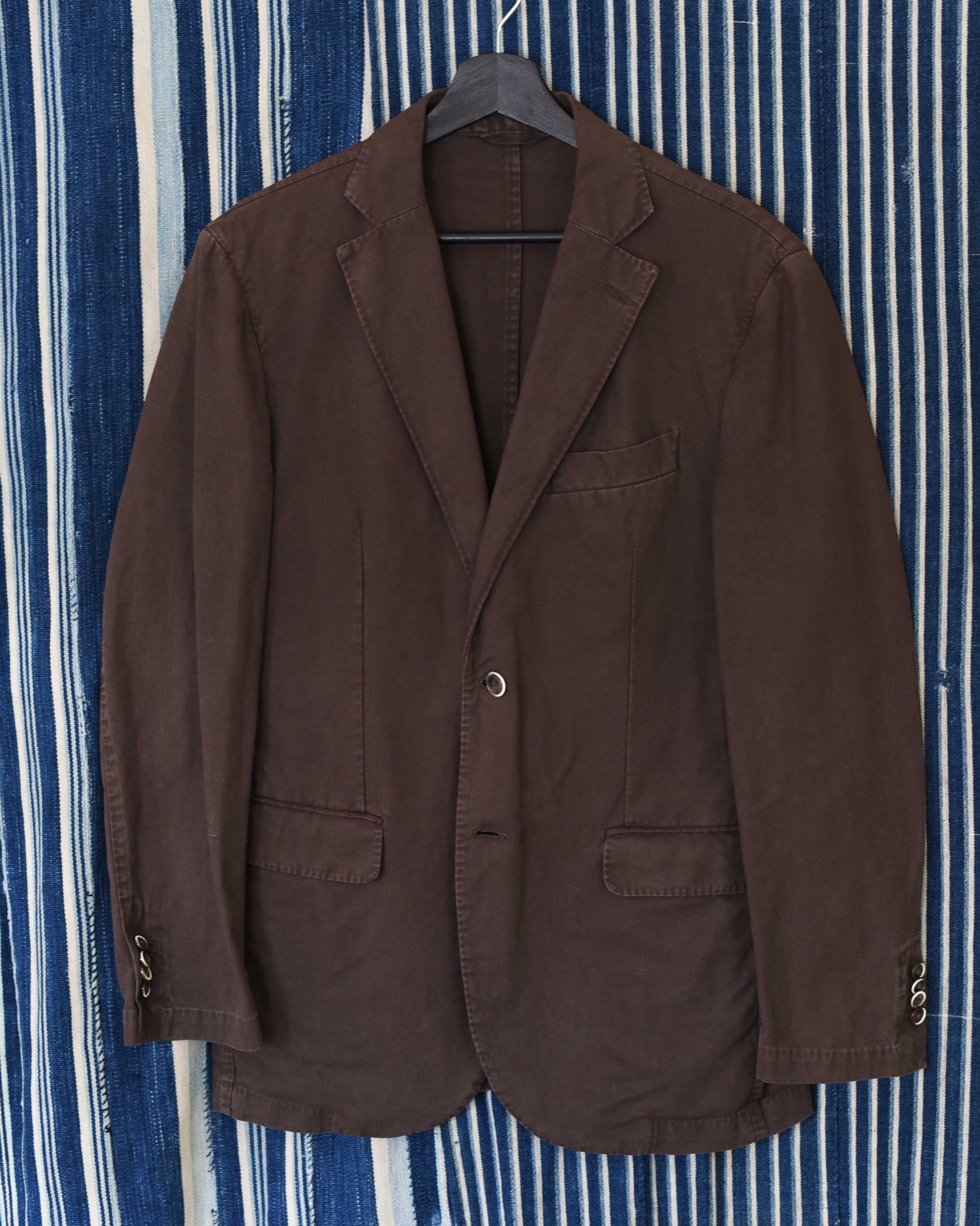 L.B.M 1911 Blazer Jacket LBM US40 IT50 M Medium Cotton Linen