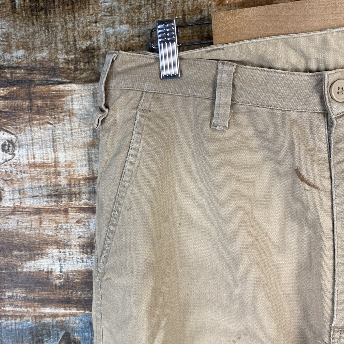 DL Japanese Brand Beige Cargo Multipocket Pants #C770