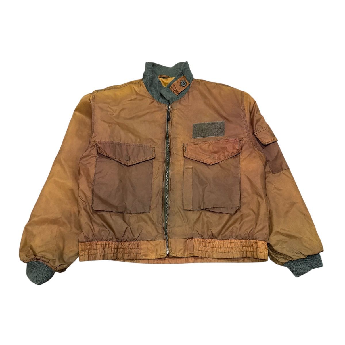 Vintage Vintage Japanese Iridescent Flight Jacket - "Sun-Faded" Size US L / EU 52-54 / 3 - 1 Thumbnail