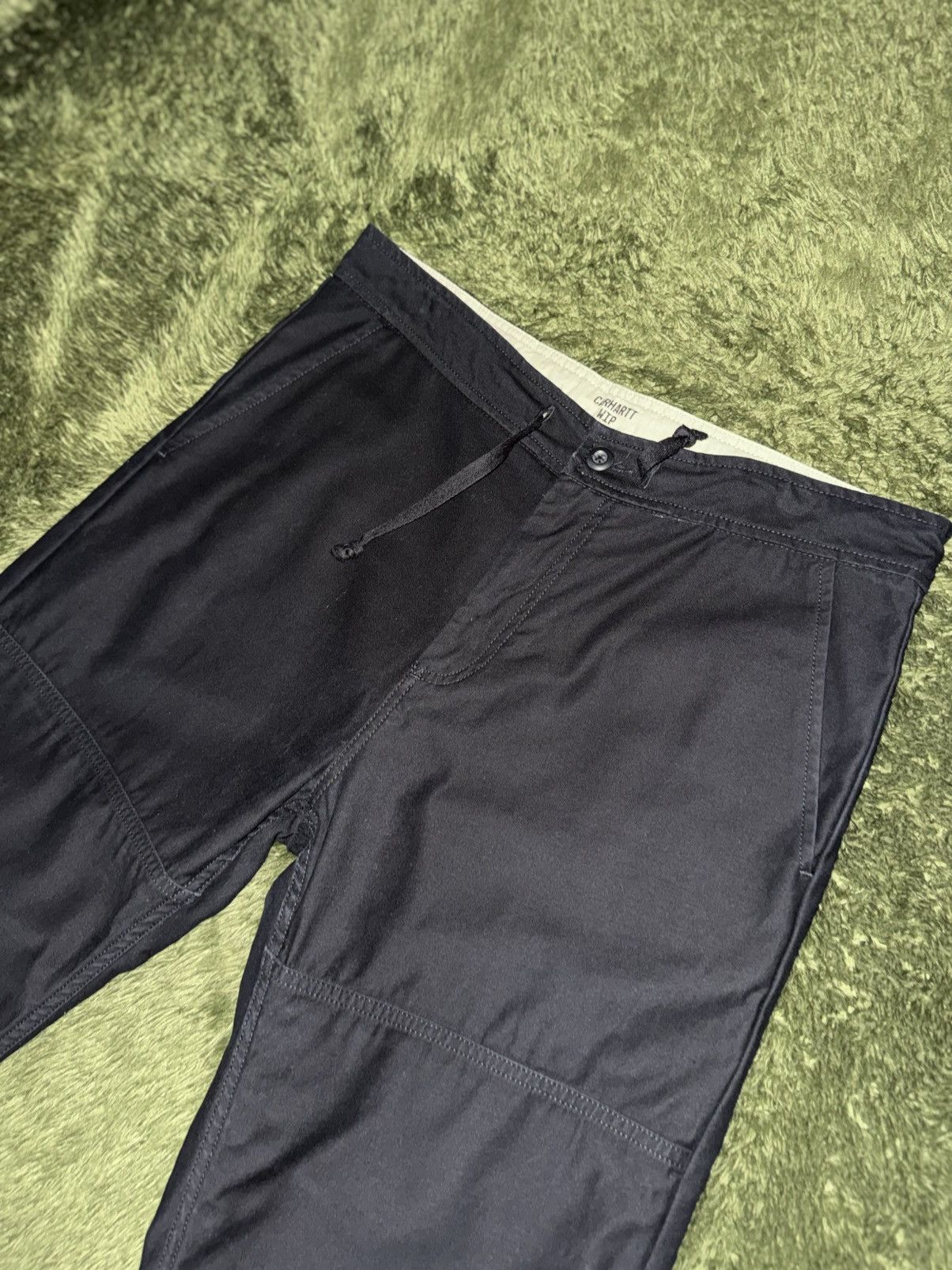 Carhartt Wip [M] Carhartt WIP Marshall Cotton Jogger Pants Black Size US 34 / EU 50 - 2 Thumbnail