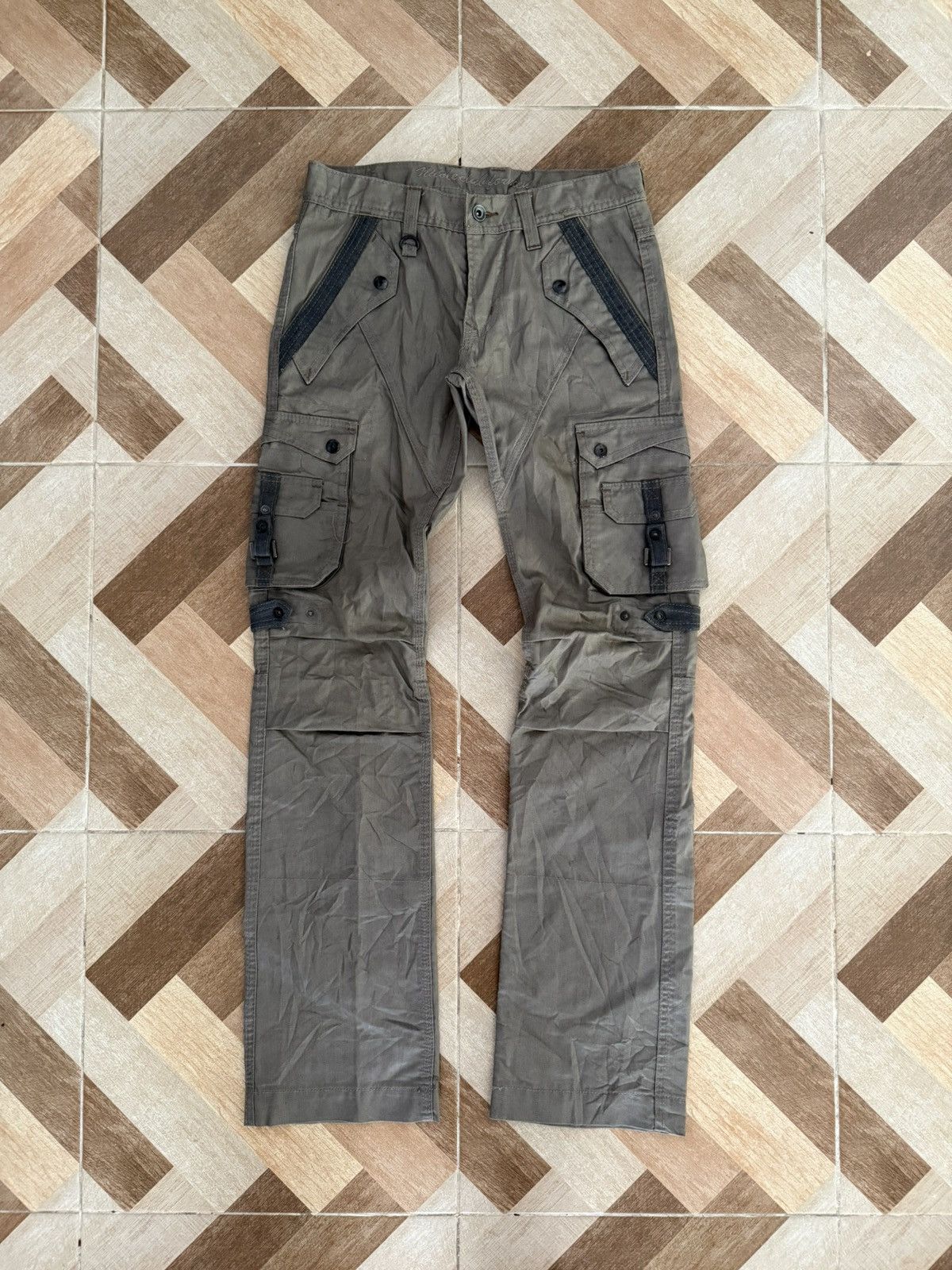 Nicole Club NICOLE CLUB FOR MEN WAX COATED BONDAGE BOOTCUT DENIM Size US 30 / EU 46 - 1 Thumbnail