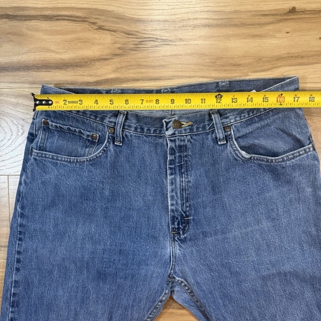 Wrangler Wrangler Straight Fit Jeans W36 L32 Blue Denim Size US 36 / EU 52 - 8 Thumbnail