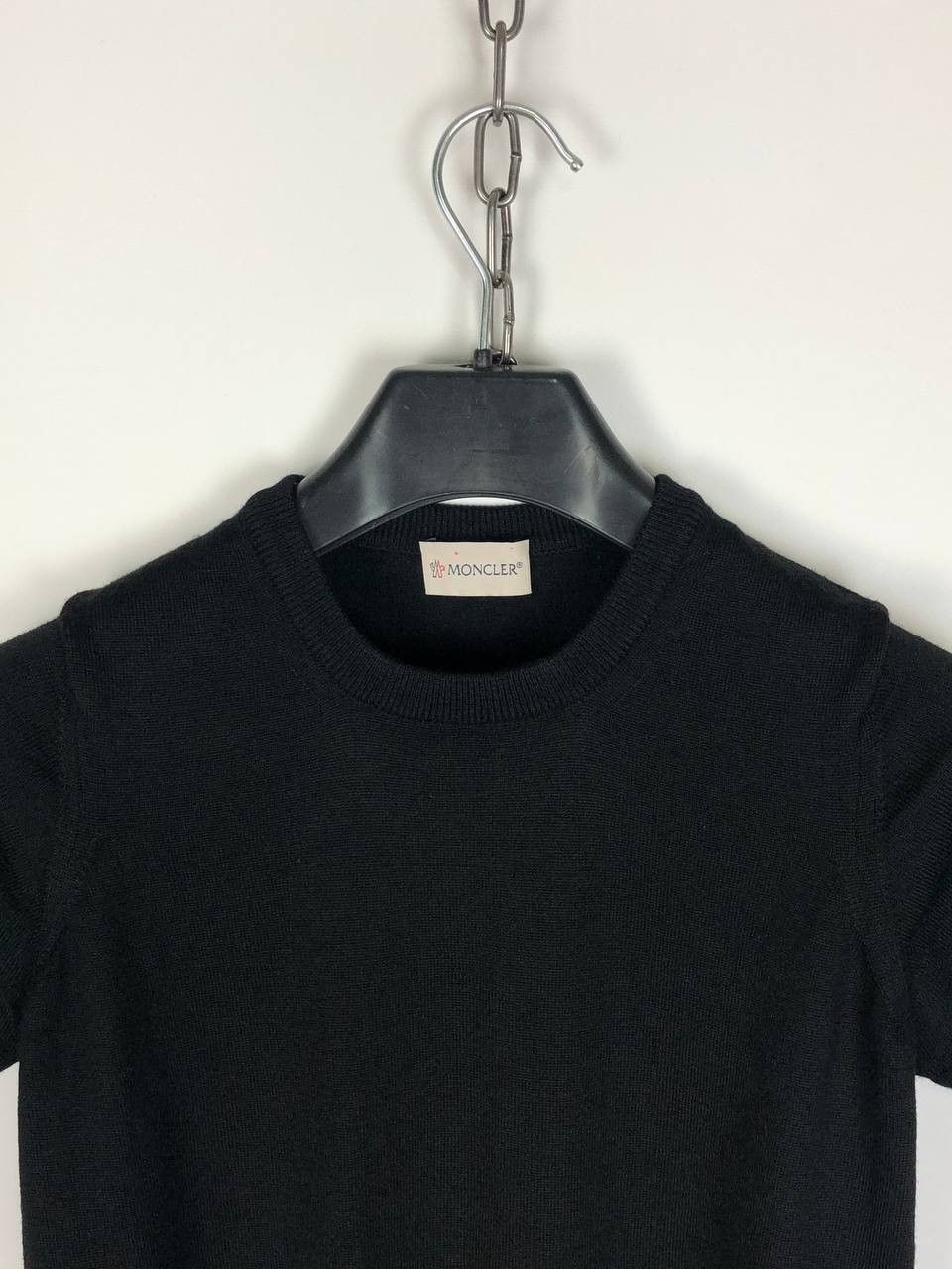 Moncler Moncler Wool Pullover Sweater Short Sleeve Black size S Size S / US 4 / IT 40 - 2 Thumbnail