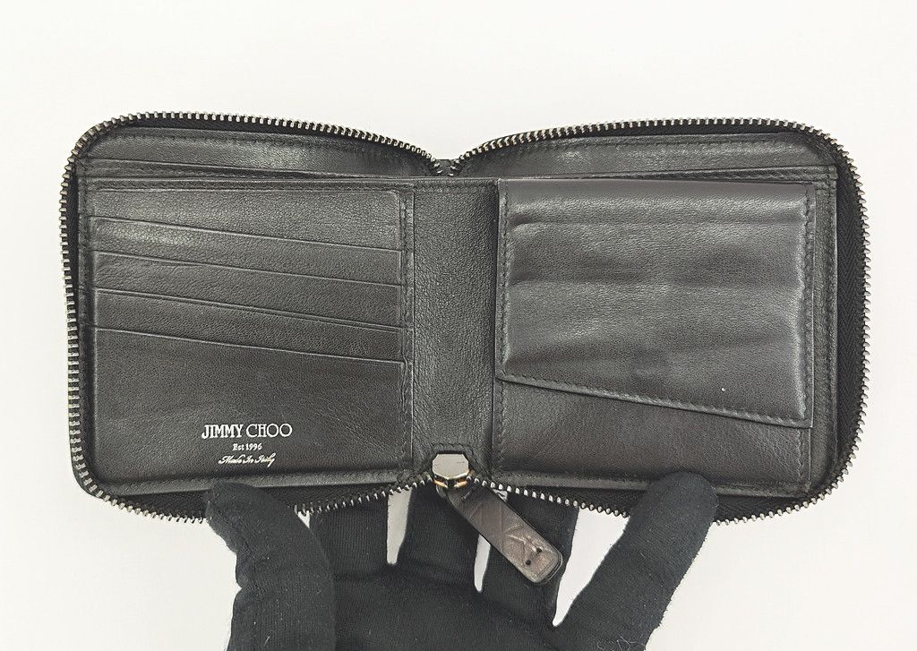 Jimmy Choo rare JIMMY CHOO leather bi fold graphic star wallet Size ONE SIZE - 3 Thumbnail