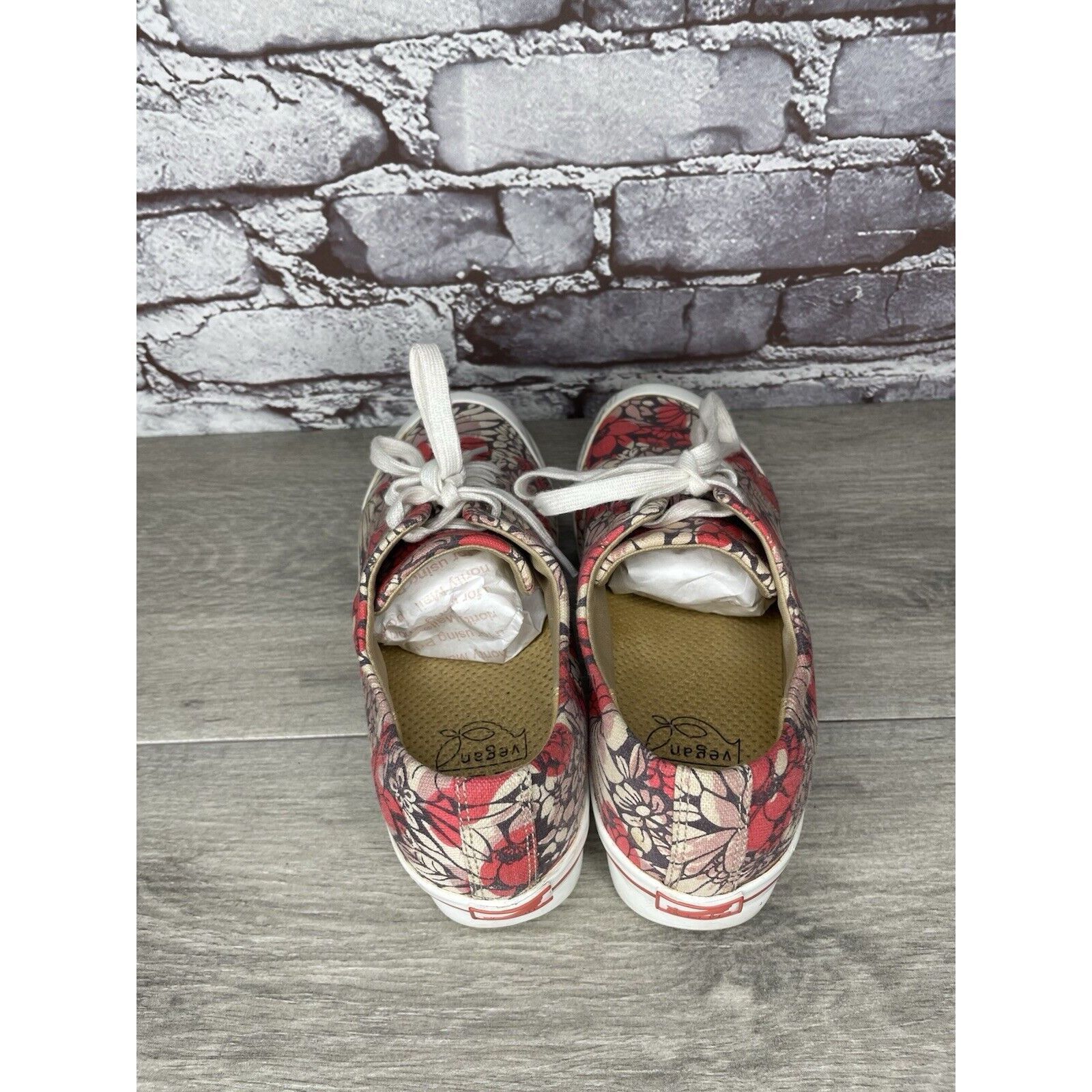 Other Dansko Veda Vegan Red Floral Lace Up Sneaker Clogs Shoes Wom Size US 6.5 / IT 36.5 - 15 Thumbnail