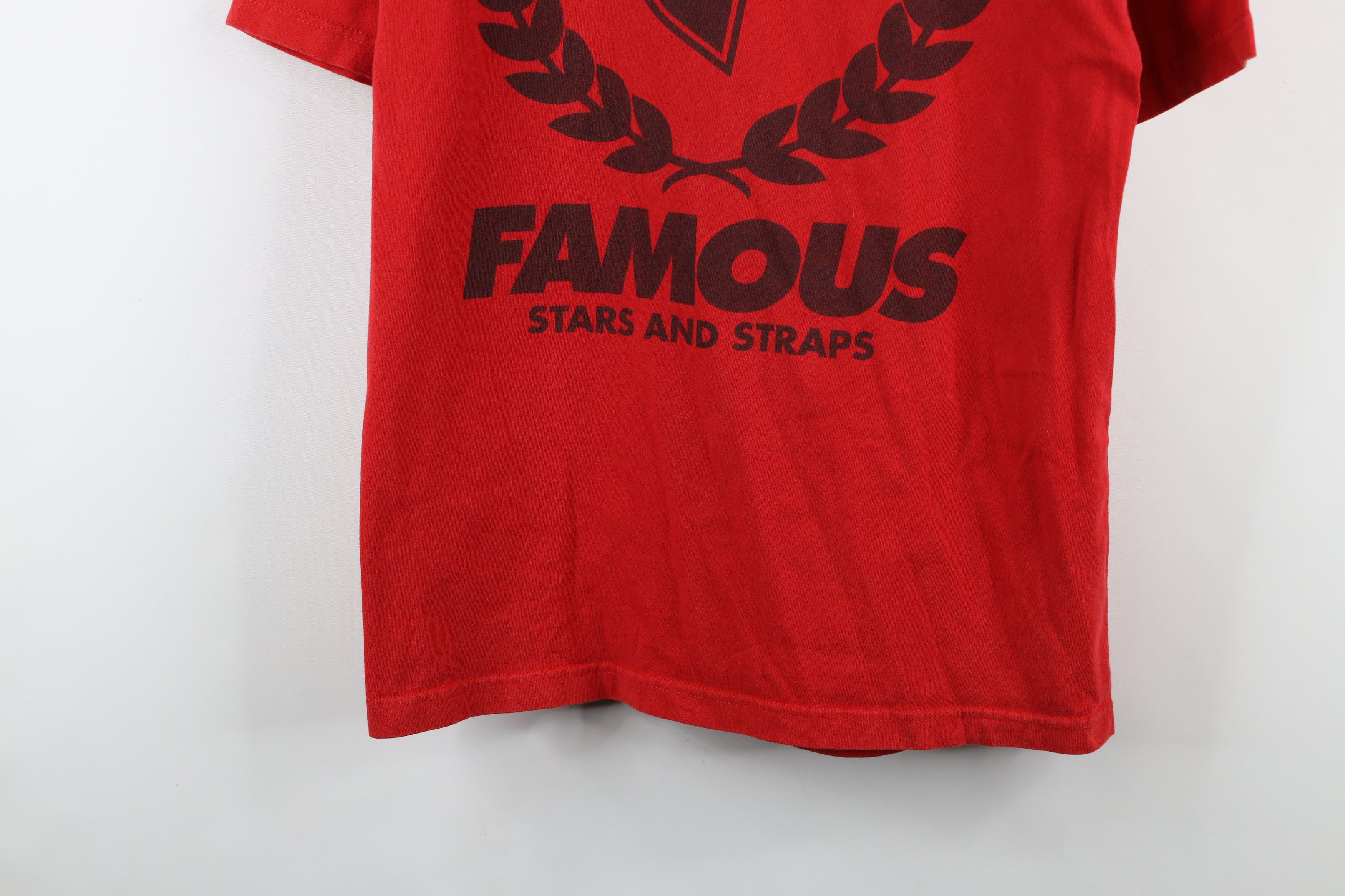Famous Stars And Straps × Vintage Vintage 90s Y2K Famous Stars and Straps Spell T-Shirt Red Size US L / EU 52-54 / 3 - 3 Thumbnail