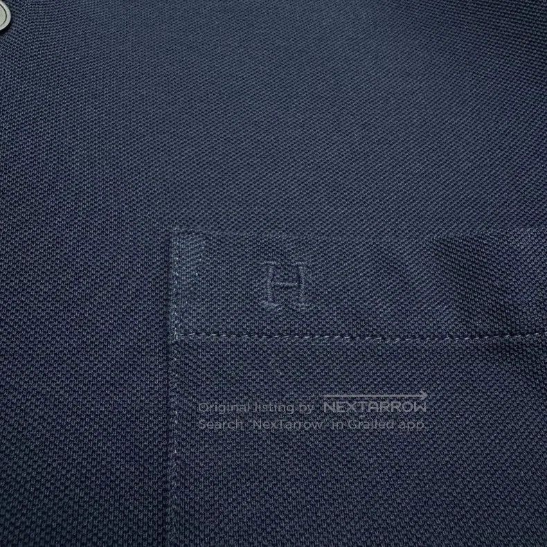 Hermes Hermes H Embroidered Polo Shirt. Size US XL / EU 56 / 4 - 2 Thumbnail
