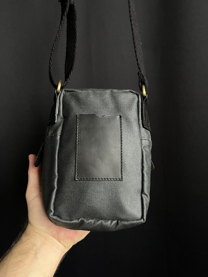 Jas MB Jas-M.B. London Shoulder Bag Cross Body Waxed Zipper Quality Size ONE SIZE - 7 Thumbnail