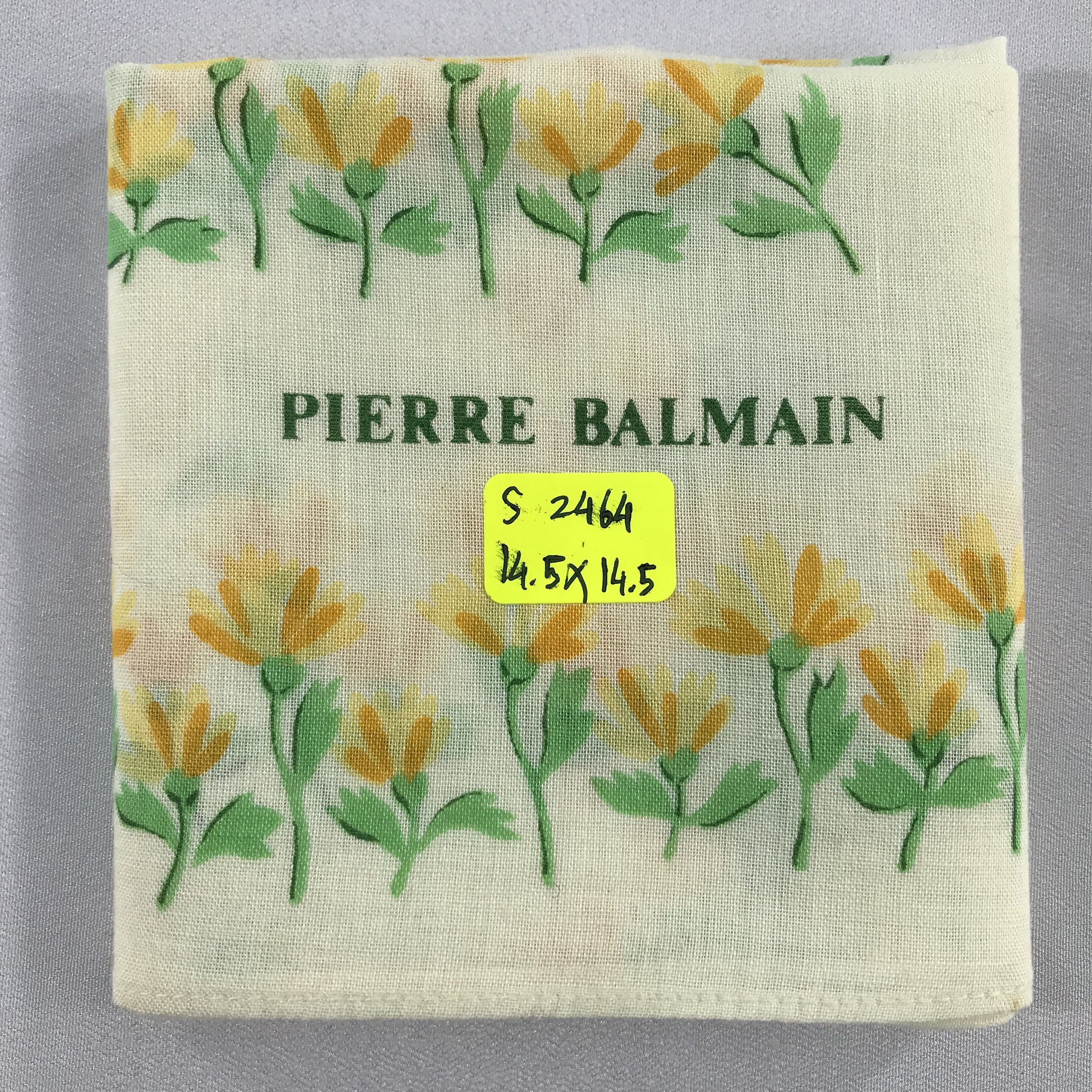Pierre Balmain × Vintage Pierre Balmain Bandana / Handkerchief / Neckerchief - S2464 Size ONE SIZE - 5 Thumbnail