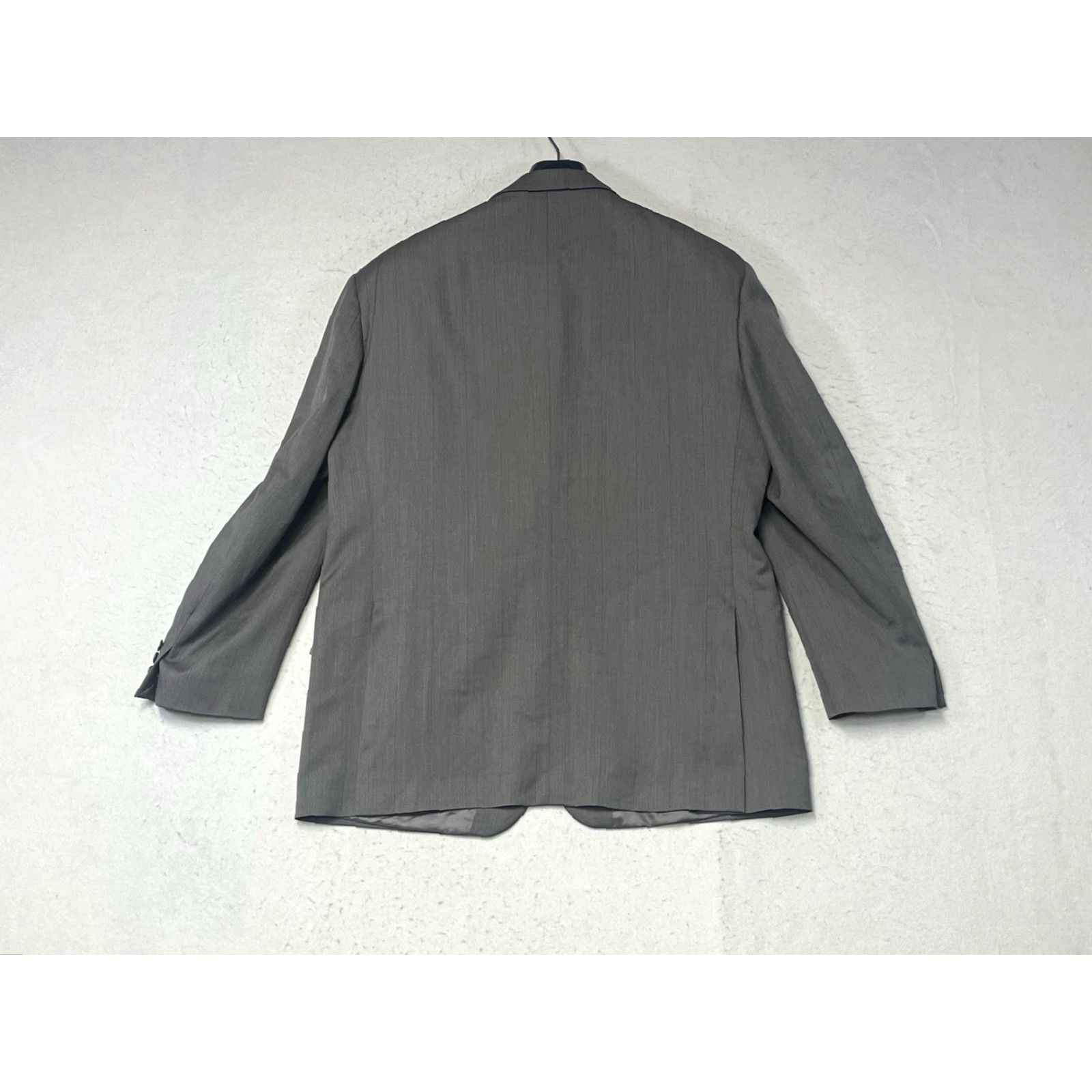 Vintage Vitale Barberis Canonico 120s Wool Blazer Brown Men Size L Blazer Three-Button Notch Lapel Wool Regular Fit Size 42R - 2 Thumbnail