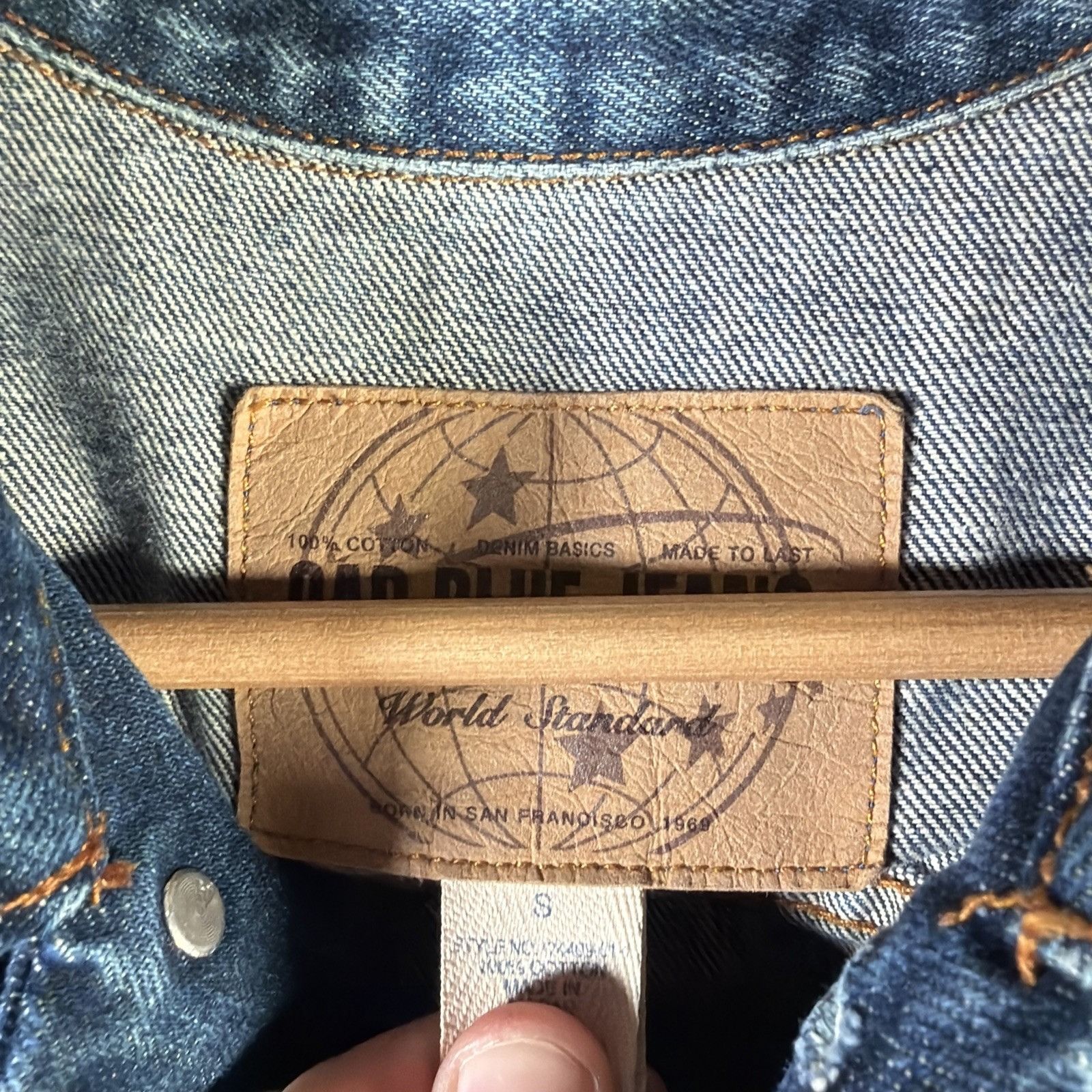 Gap Vintage Gap Denim Jacket Mens Small Jeans Bomber Trucker Size US S / EU 44-46 / 1 - 4 Thumbnail