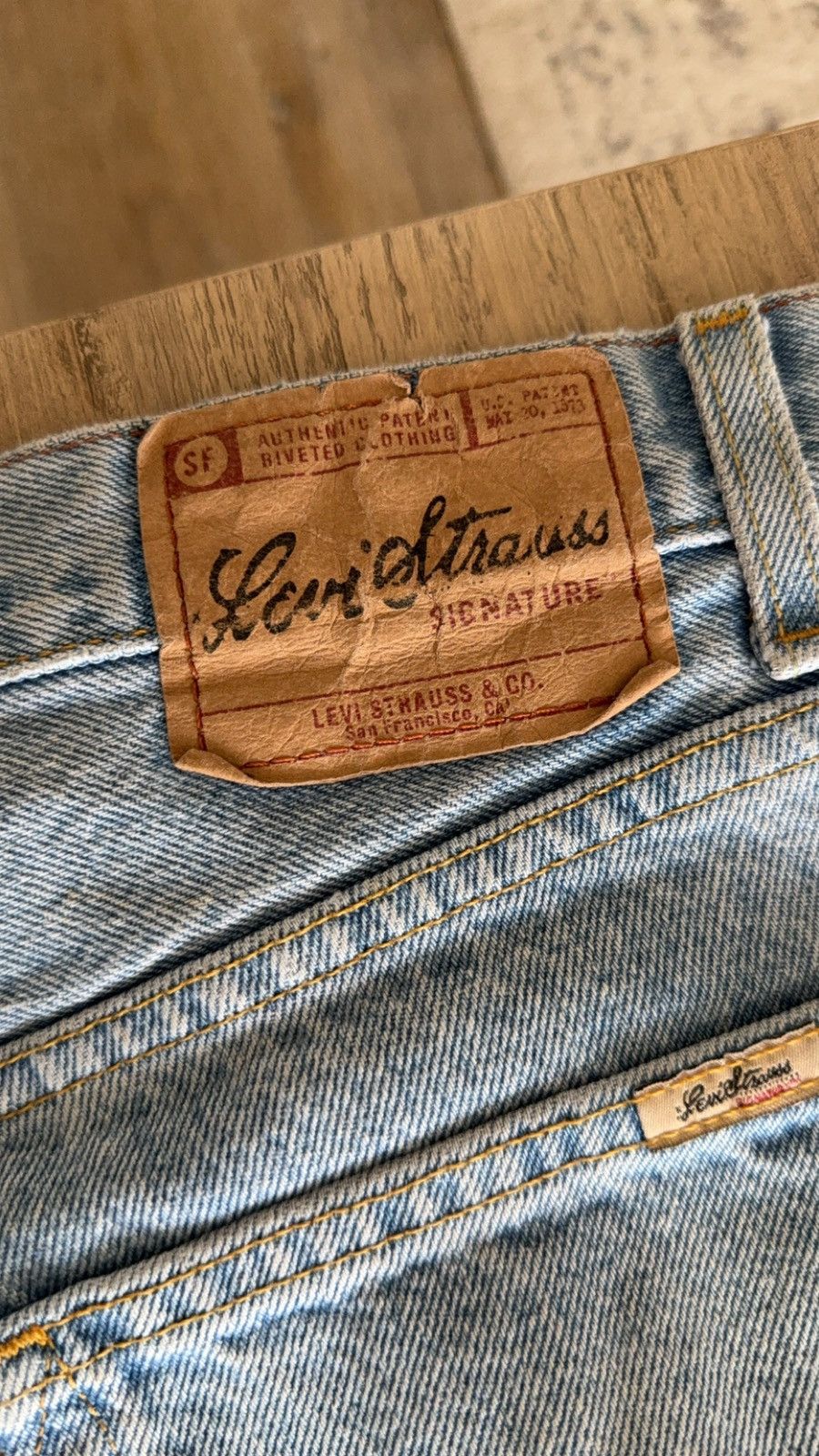 Levi's × Vintage Vintage Levi’s Faded Blue Jeans Size US 34 / EU 50 - 3 Thumbnail