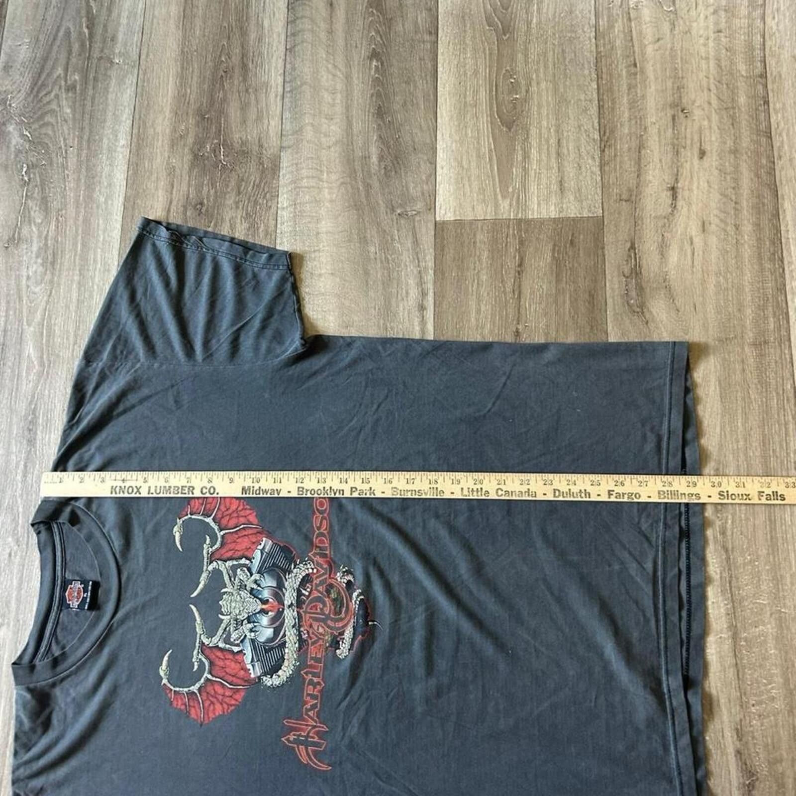 Harley Davidson Vintage Harley Davidson Dragon Graphic t shirt grail size XL Size US XL / EU 56 / 4 - 6 Thumbnail