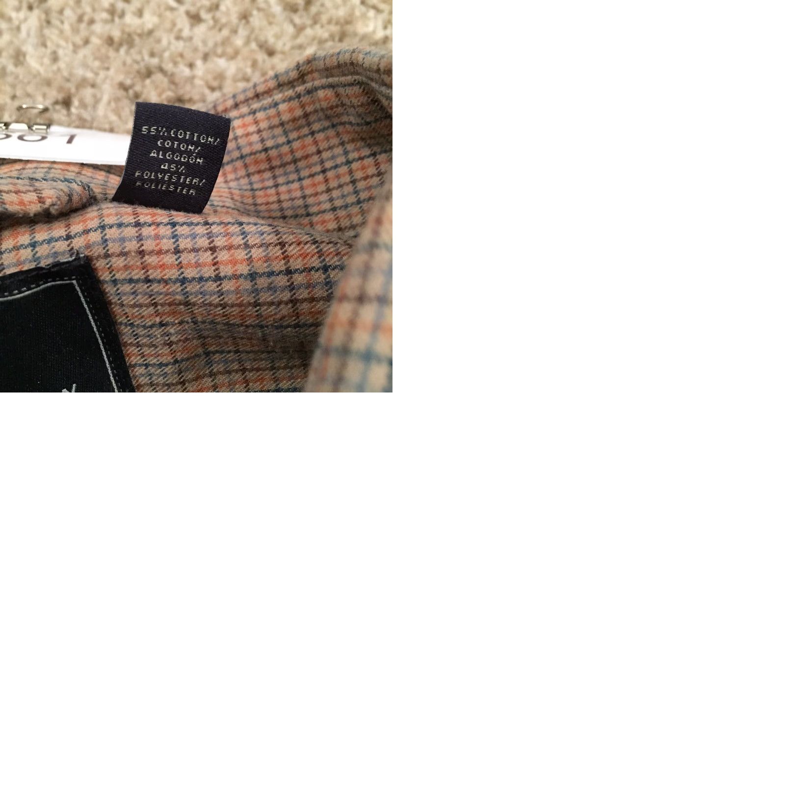 Arrow Arrow Shirt Mens XL Gray Plaid Long Sleeve Button Up Shirt Size US XL / EU 56 / 4 - 9 Thumbnail