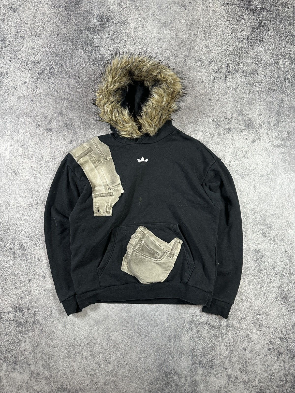 Adidas Y2K Vintage Adidas Hoodie Opium Style Avant Garde Alt Size US M / EU 48-50 / 2 - 1 Thumbnail