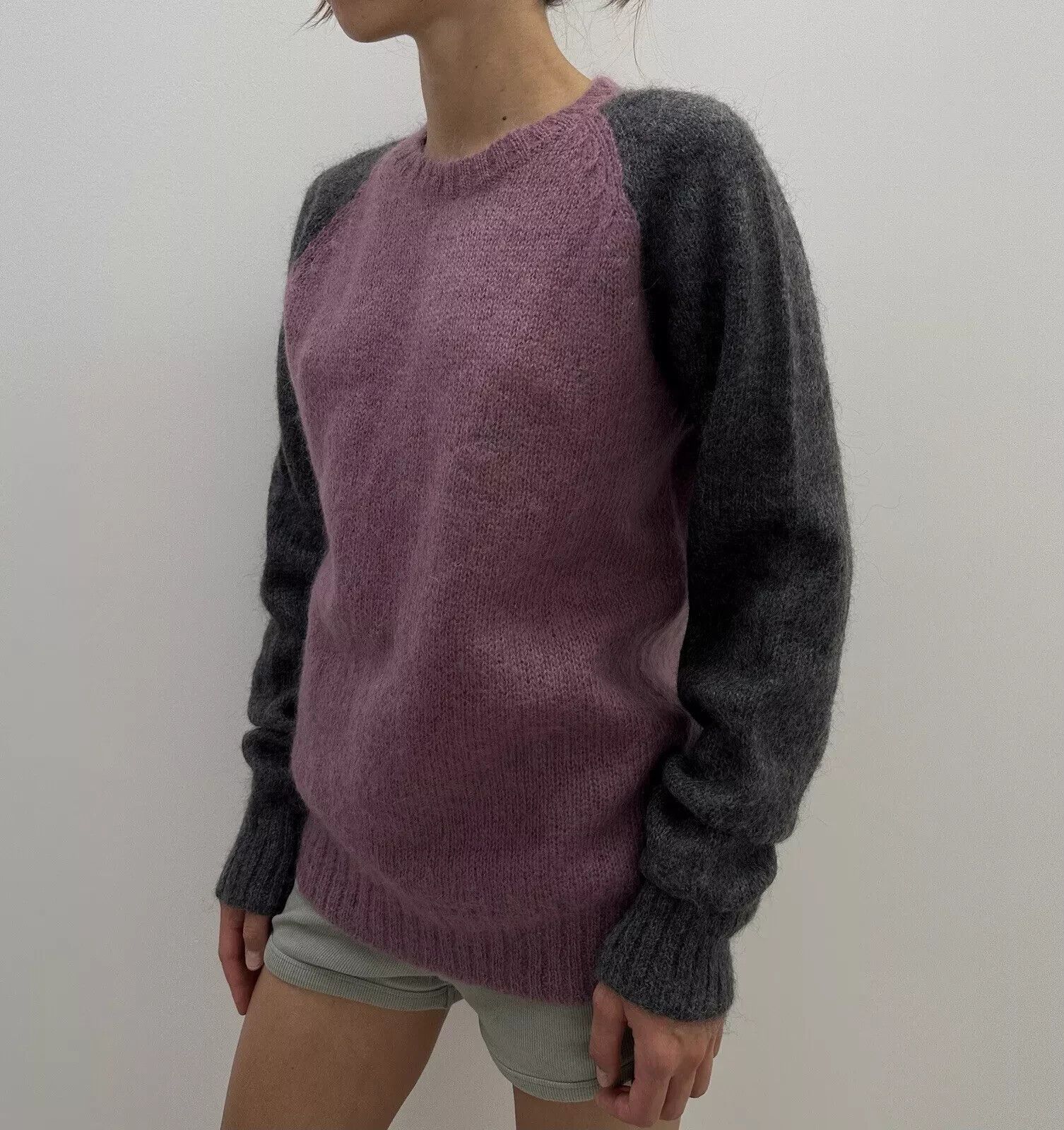 Roberto Collina Roberto Collina Mohair Nylon Wool Pullover Sweater Womens Size XL / US 12-14 / IT 48-50 - 3 Thumbnail