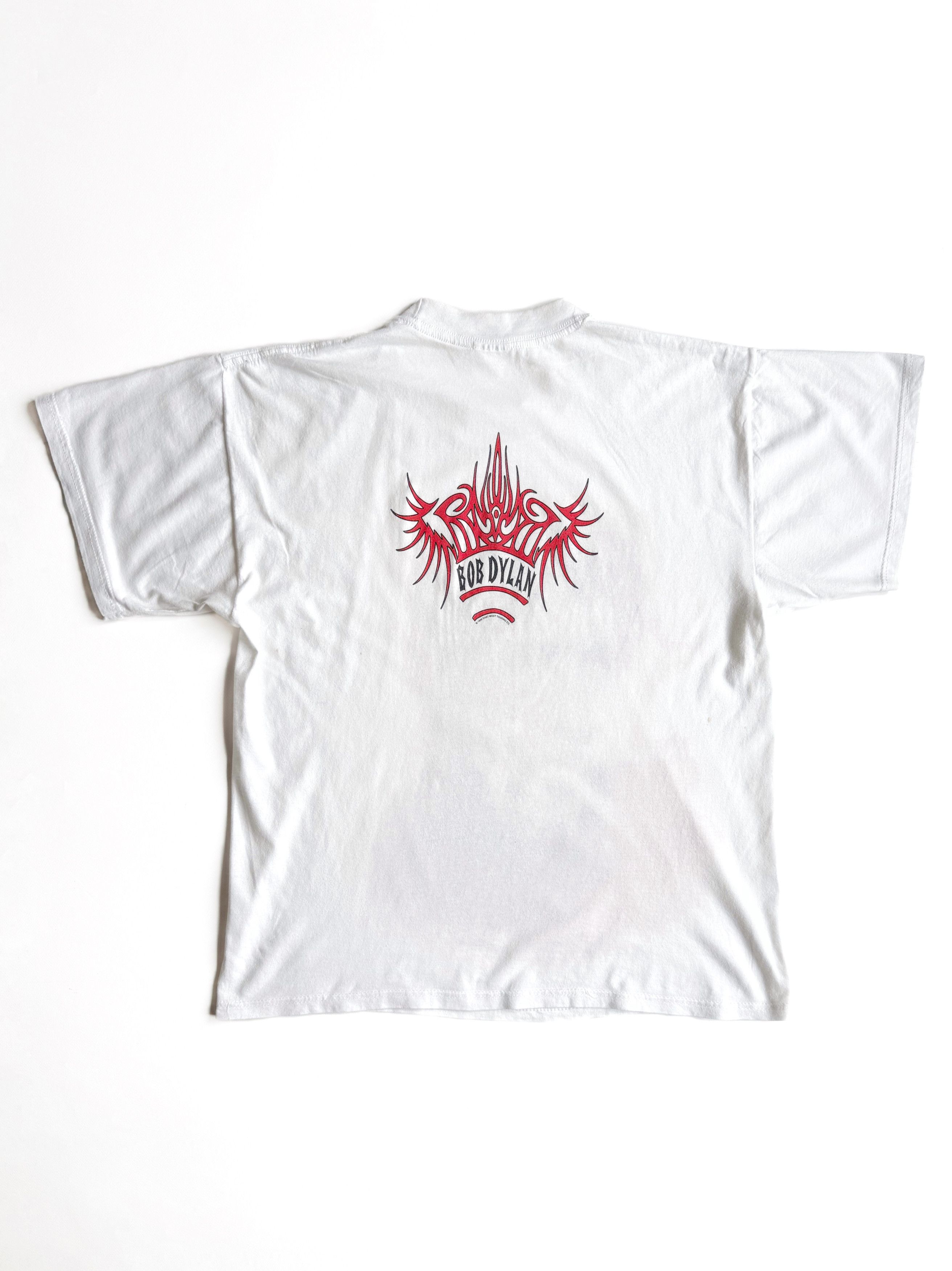 Band Tees 99s Bob Dylan "Never Ending Tour" Crown Back Graphic Tee Y2K Size US XL / EU 56 / 4 - 4 Thumbnail