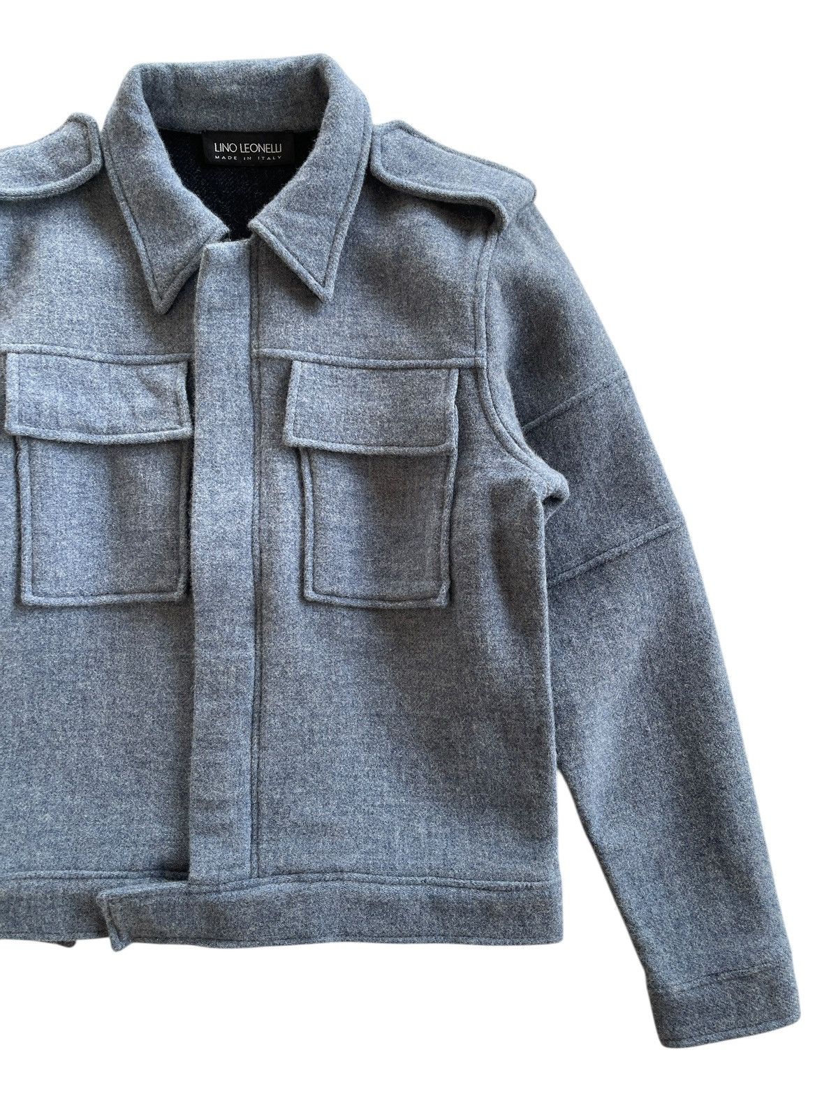 Vintage Italian Lino Leonelli Twill Wool Blouson Jacket Size US S / EU 44-46 / 1 - 5 Thumbnail