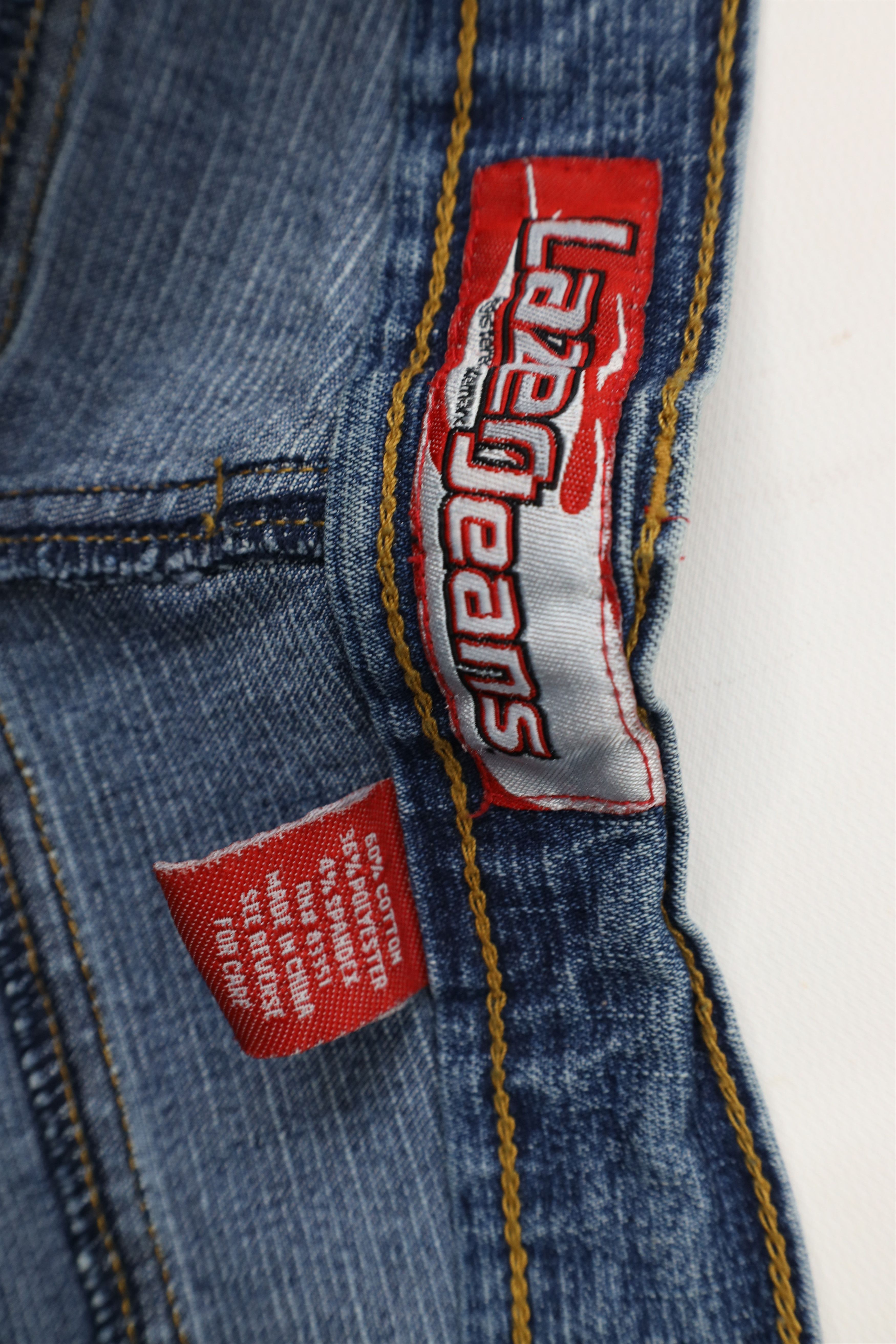 Vintage Vintage 90s Y2K Streetwear Babydoll Flared Wide Leg Jeans Size 30" / US 8 / IT 44 - 8 Thumbnail