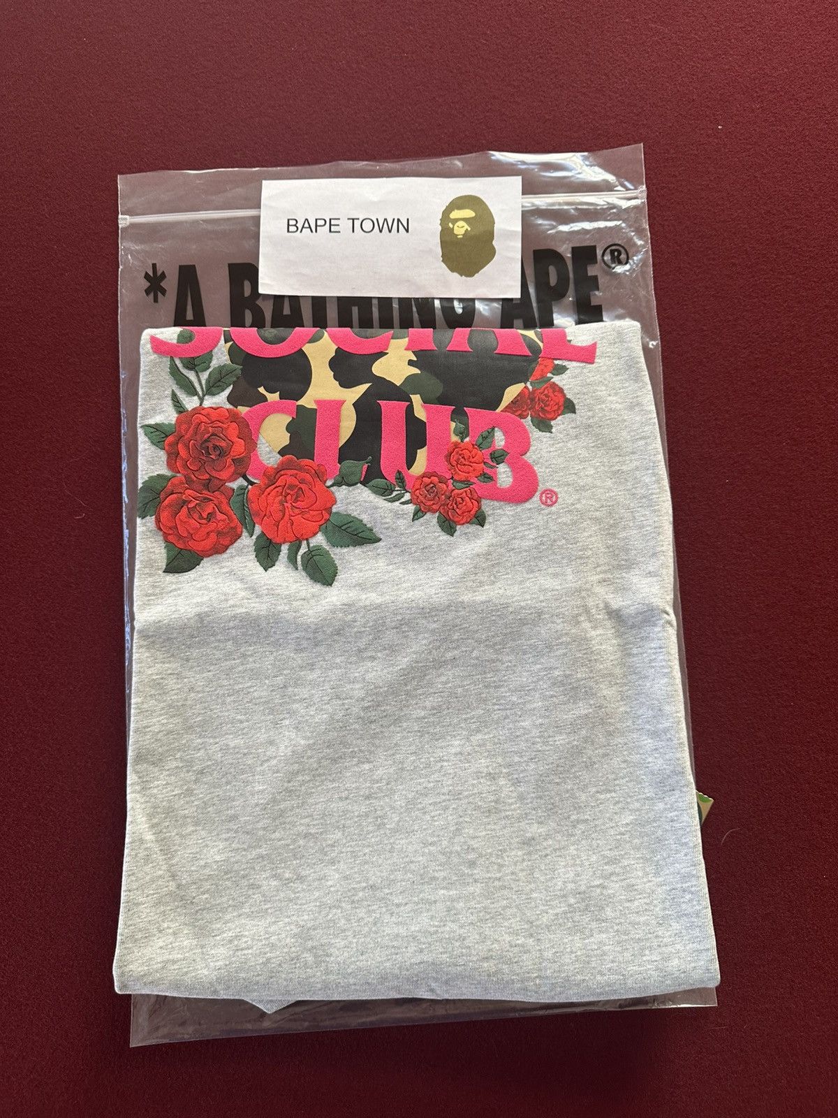 Anti Social Social Club × Bape BAPE X ASSC TEE #1 (GRAY) Size US XL / EU 56 / 4 - 2 Thumbnail