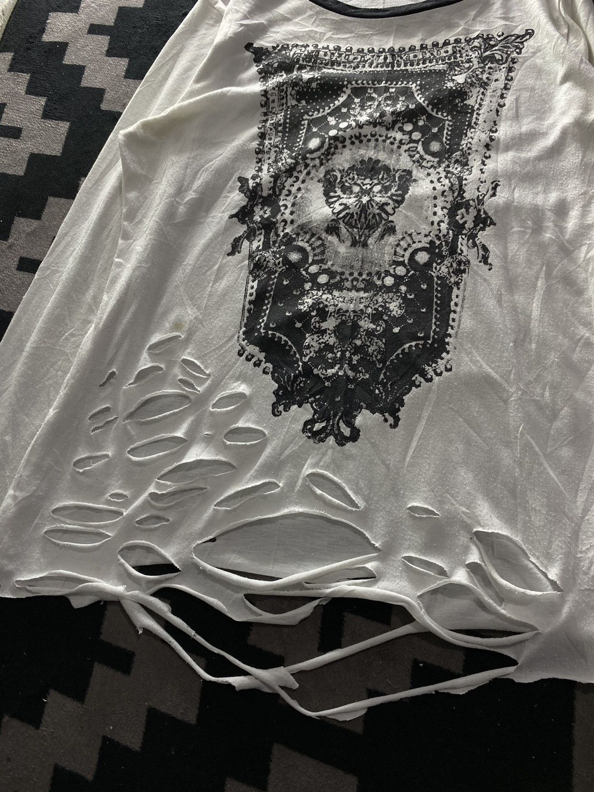 Isamu Katayama Backlash Japanese lgb style fpaige distressed longsleeve tee Size US XL / EU 56 / 4 - 3 Thumbnail