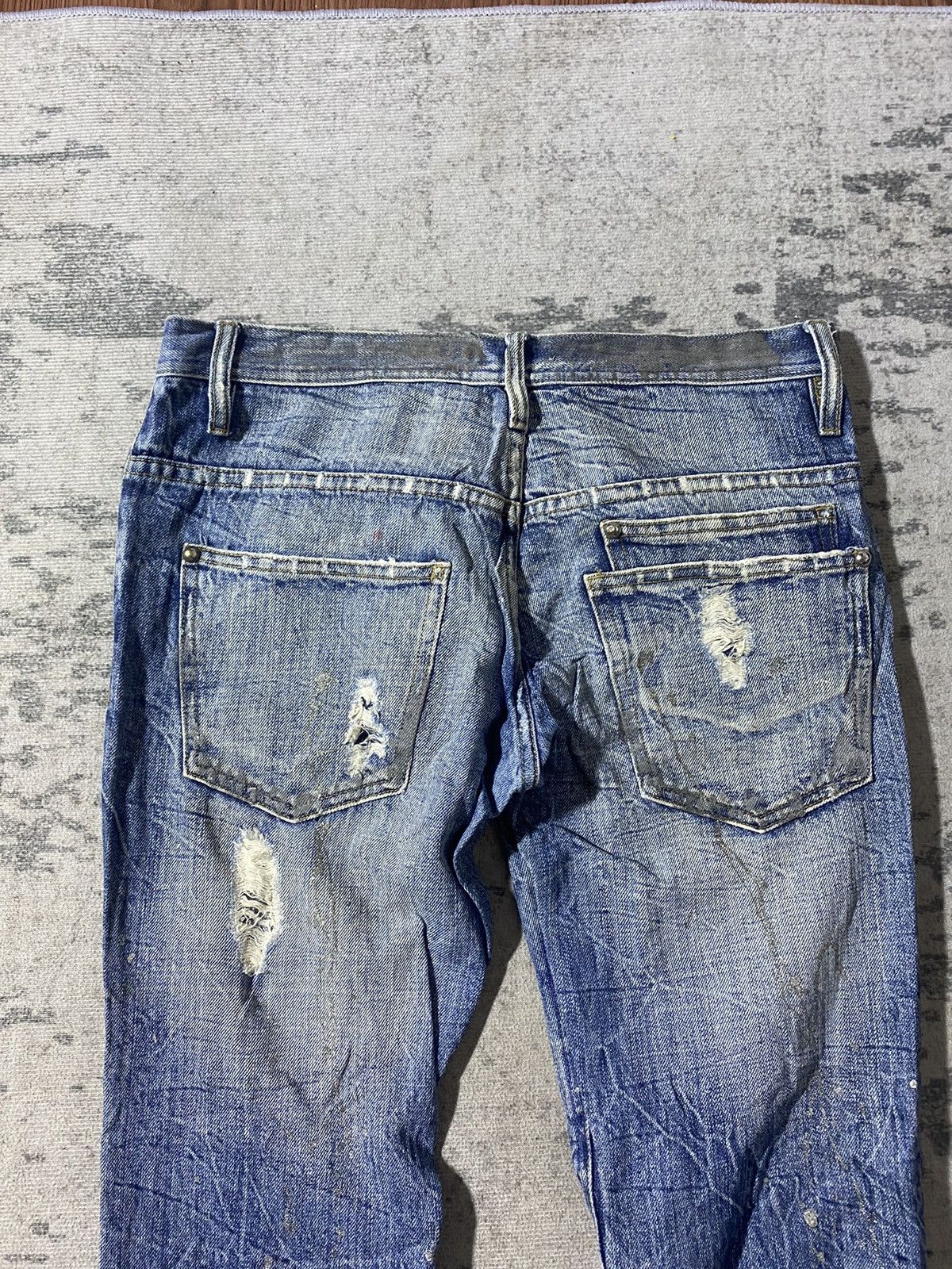 Japanese Brand × Vintage Midas flare dessert denim Size 32" / US 10 / IT 46 - 9 Thumbnail