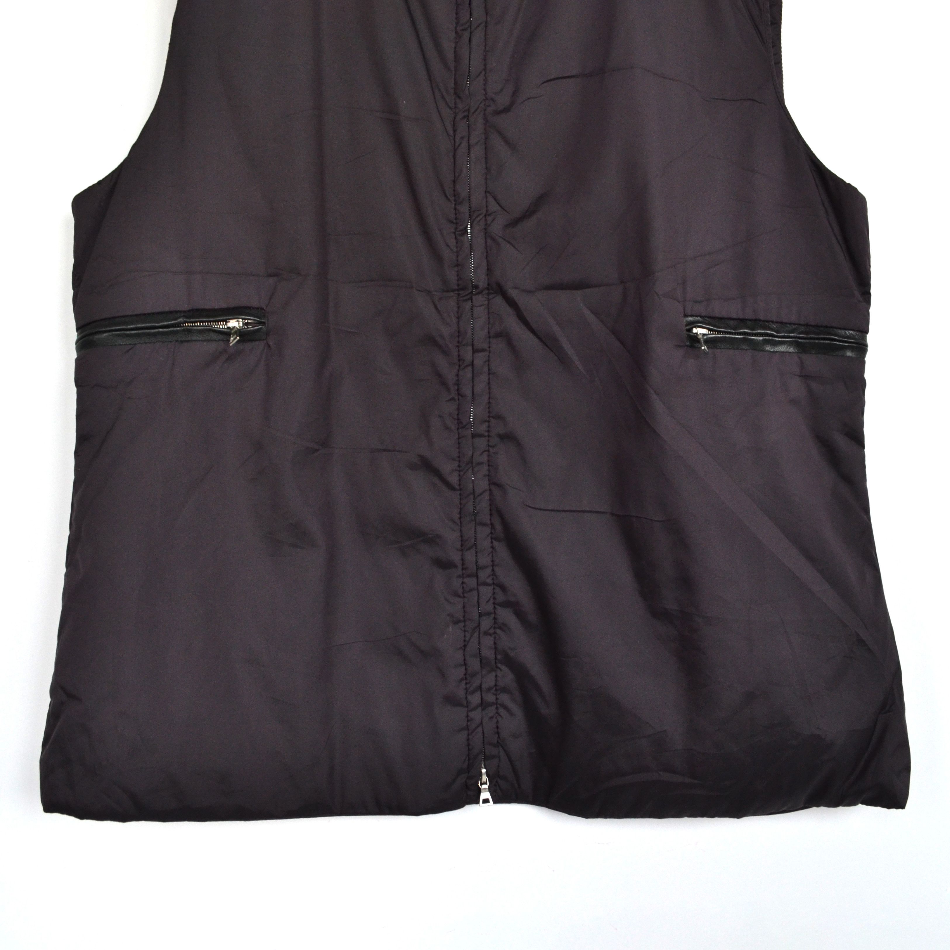 Jil Sander JIL SANDER Vest Jacket Vintage Nylon Leather RAF SIMONS Size US S / EU 44-46 / 1 - 4 Thumbnail