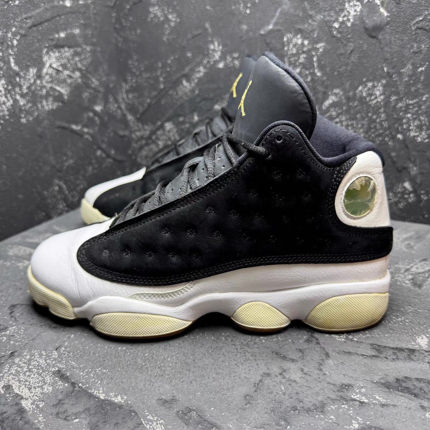 Nike Air Jordan 13 Black & White Q10 Size US 8.5 / IT 38.5 - 2 Thumbnail