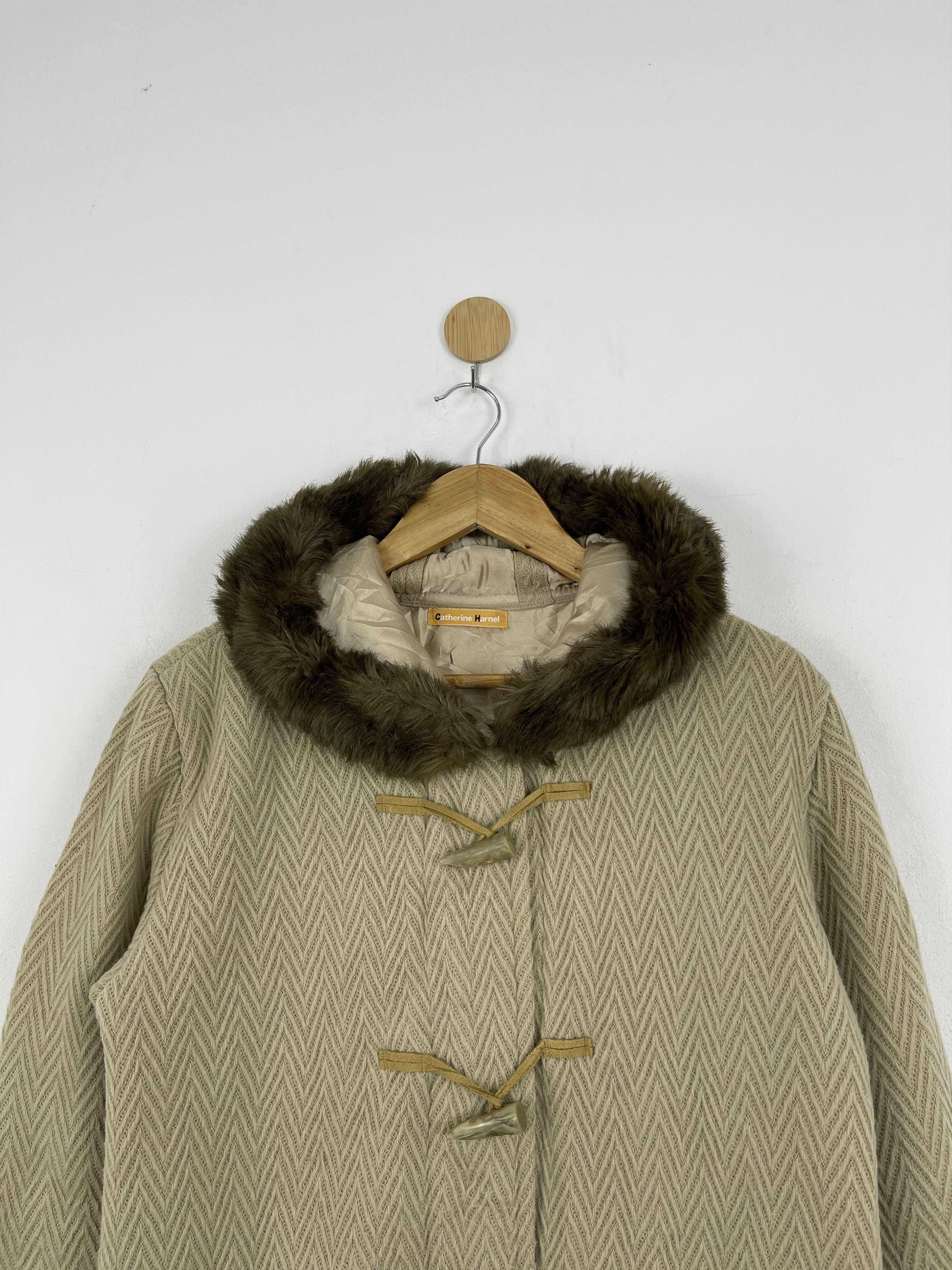 If Six Was Nine Vtg Catherine Harnel Dufle Coat Sherpa Hooded Jacket JA0085 Size US M / EU 48-50 / 2 - 3 Thumbnail