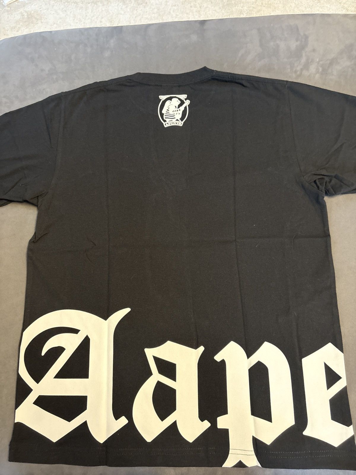 Aape × Bape Aape by a bathing ape black and gold tee Size US L / EU 52-54 / 3 - 7 Thumbnail