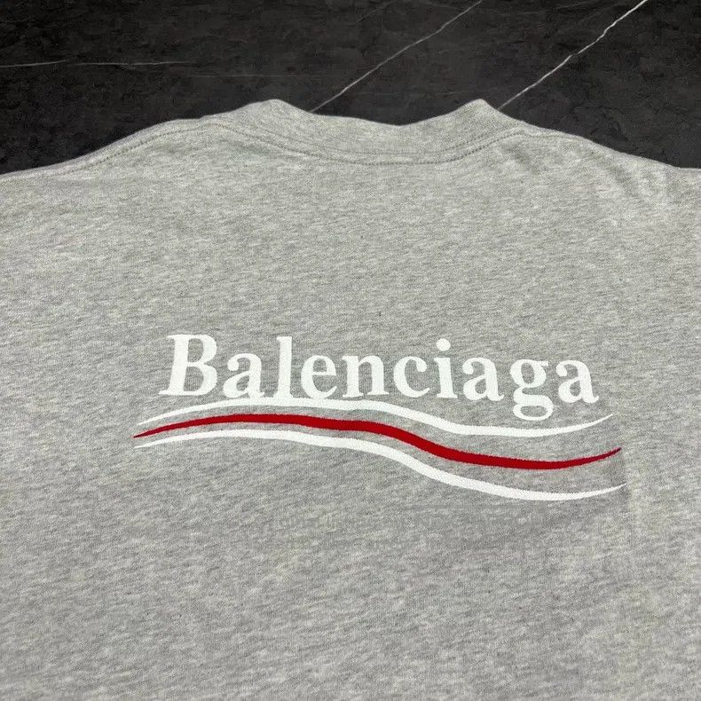 Balenciaga Balenciaga Embroidered Grey Coke Short Sleeve T-Shirt Size US S / EU 44-46 / 1 - 5 Thumbnail