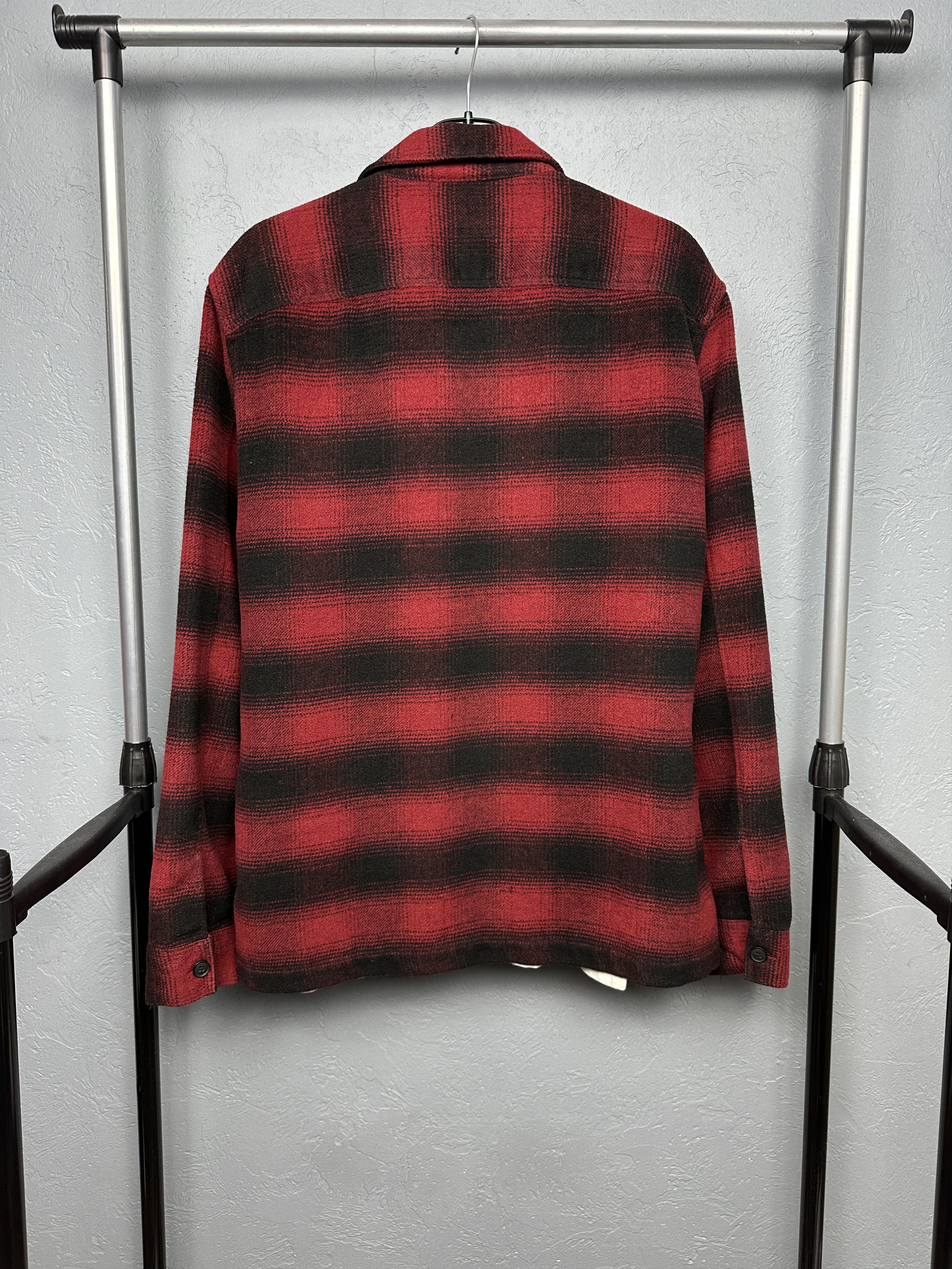 Allsaints Allsaints Bethune Mens Flannel Shirt Overshirt Jacket Size US XXL / EU 58 / 5 - 5 Thumbnail